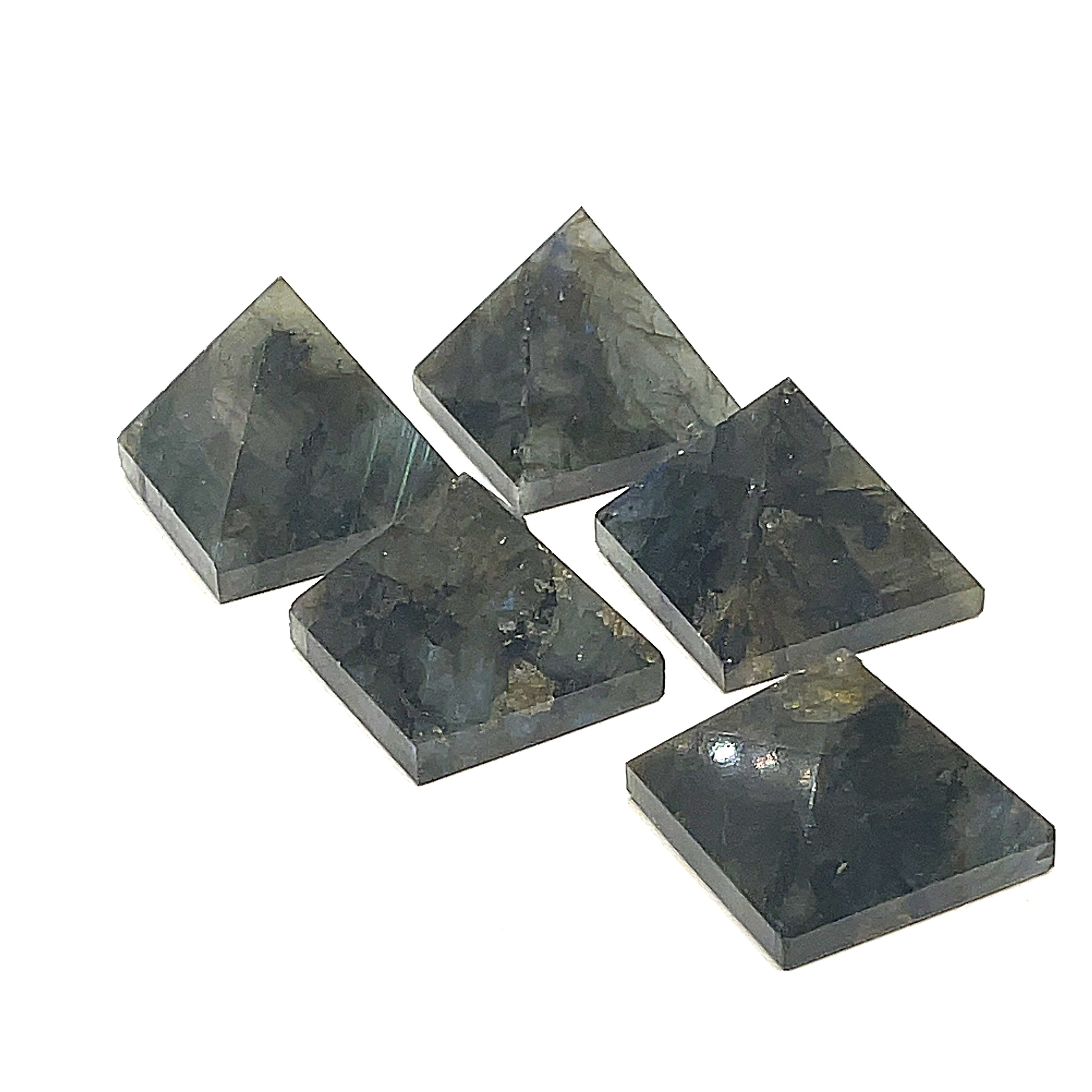 Labradorite Gemstone Pyramid  Carving / Shape