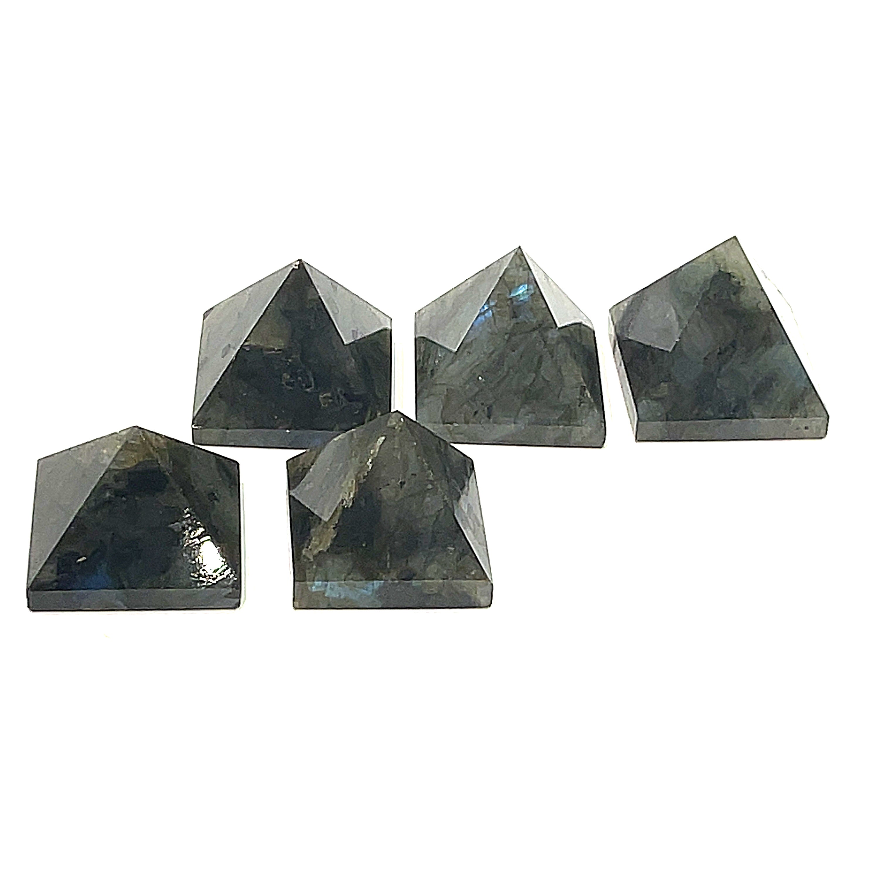 Labradorite Gemstone Pyramid  Carving / Shape