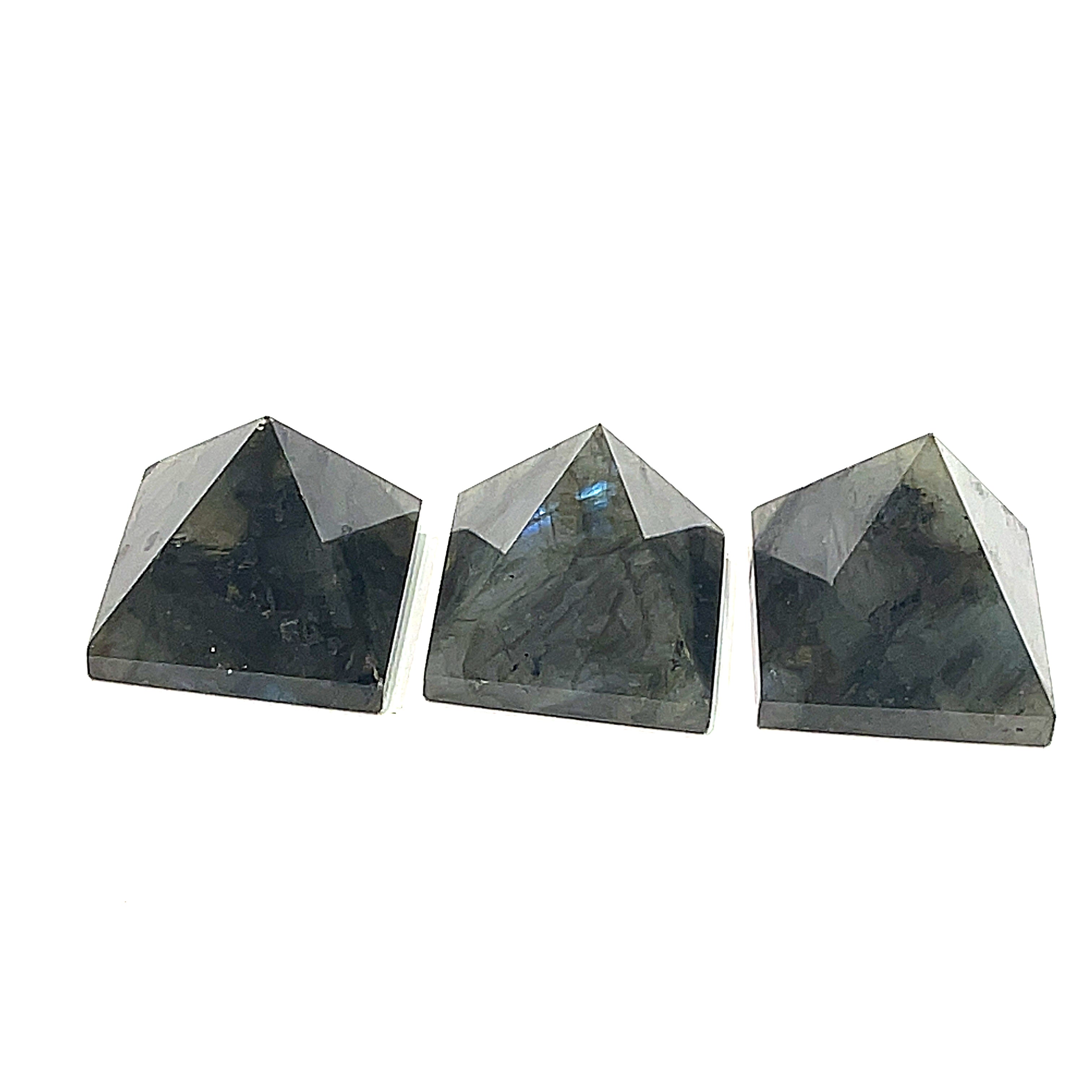 Labradorite Gemstone Pyramid  Carving / Shape