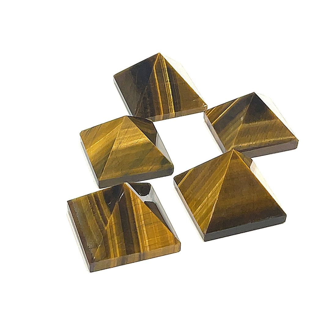 Tiger Eye Gemstone Pyramid