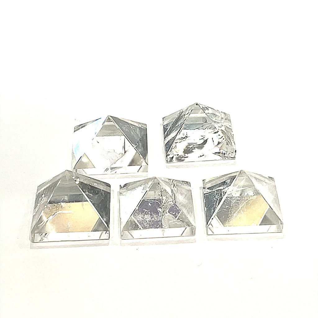 Clear Quartz Gemstone Pyramid