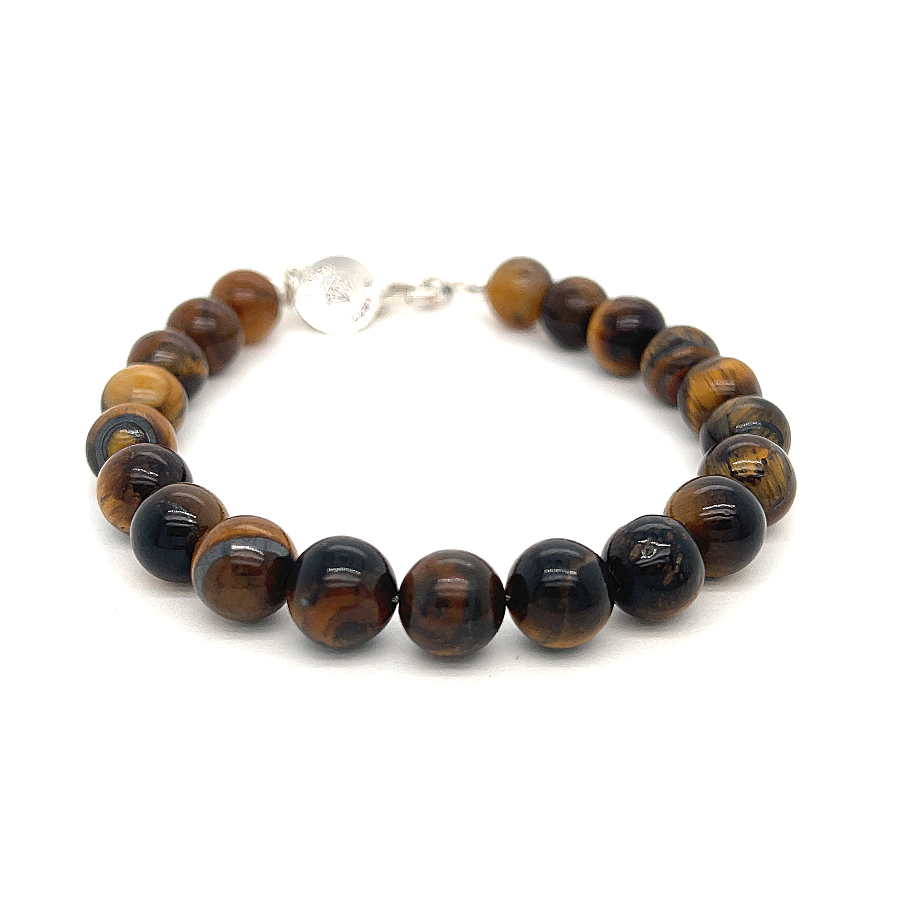 Golden Tiger Eye Gemstone Beaded Bracelet