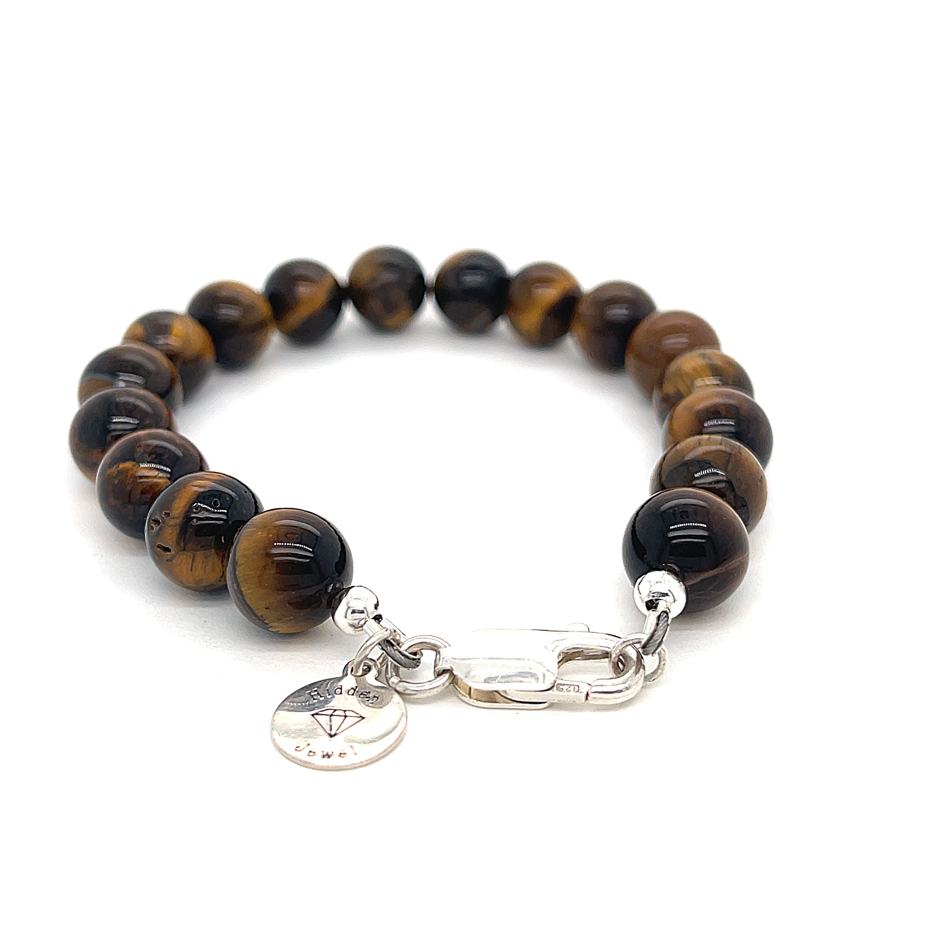 Golden Tiger Eye Gemstone Beaded Bracelet