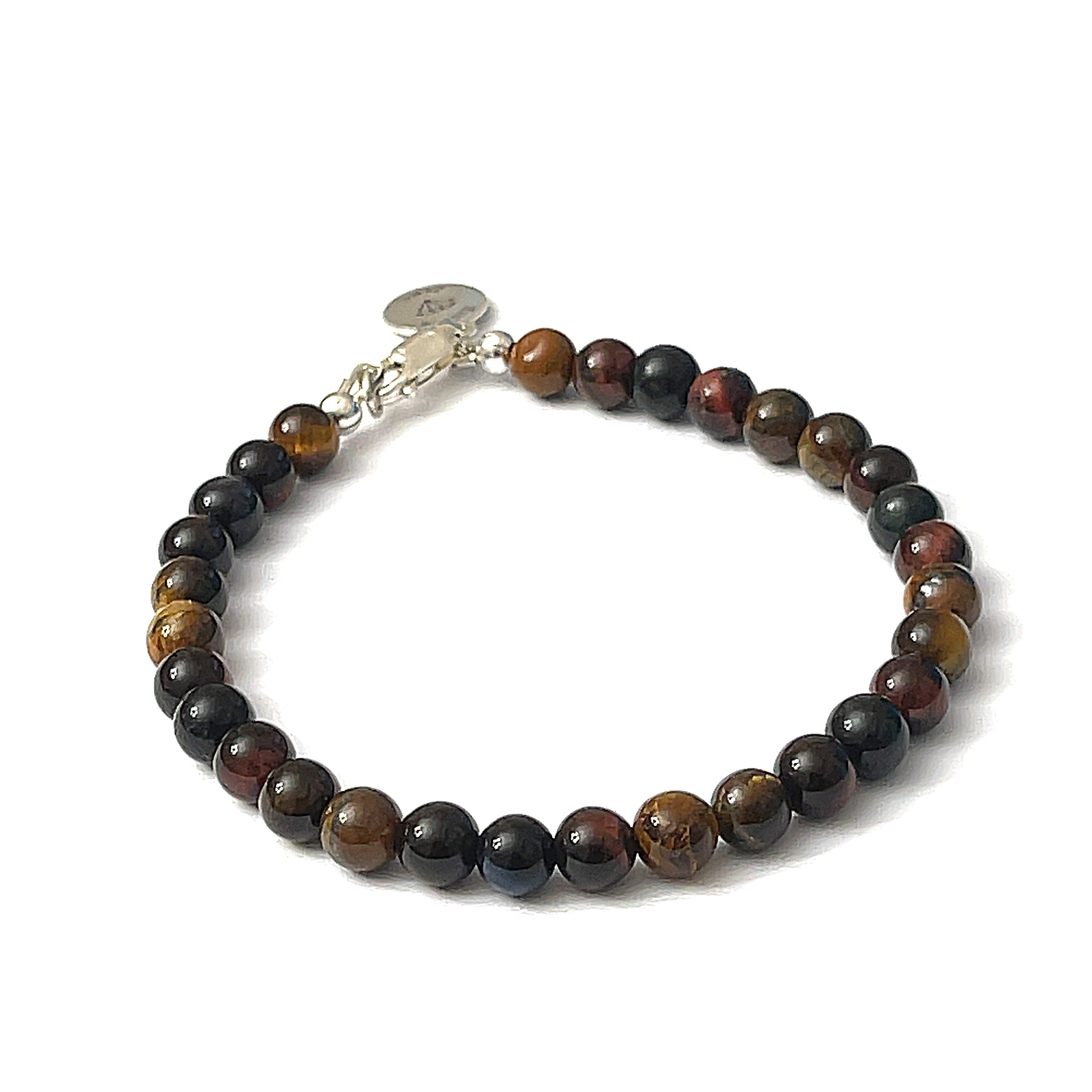 Golden Tiger Eye Gemstone Beaded Bracelet