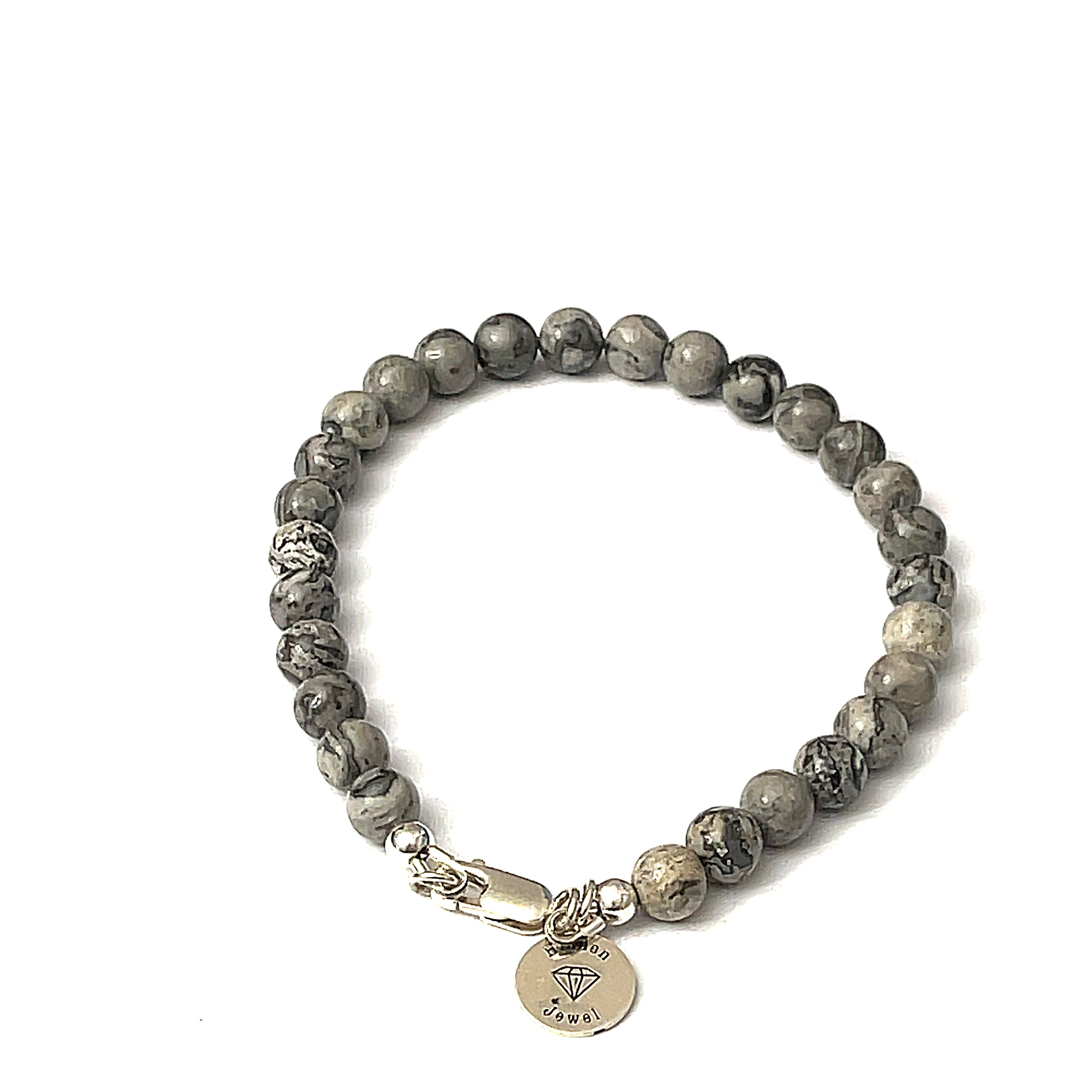 Map Jasper Gemstone Bracelet, Jewelry