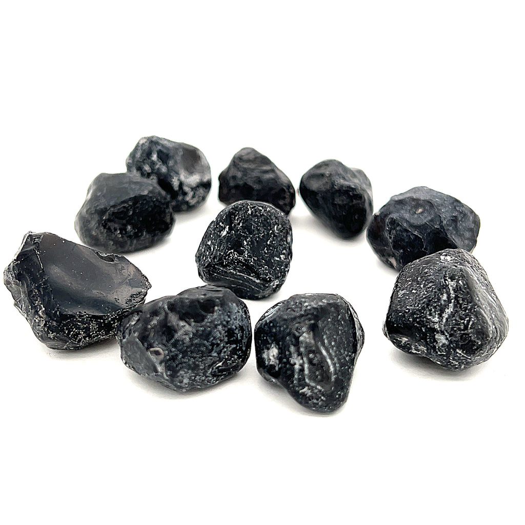 Apache Tear raw gemstone