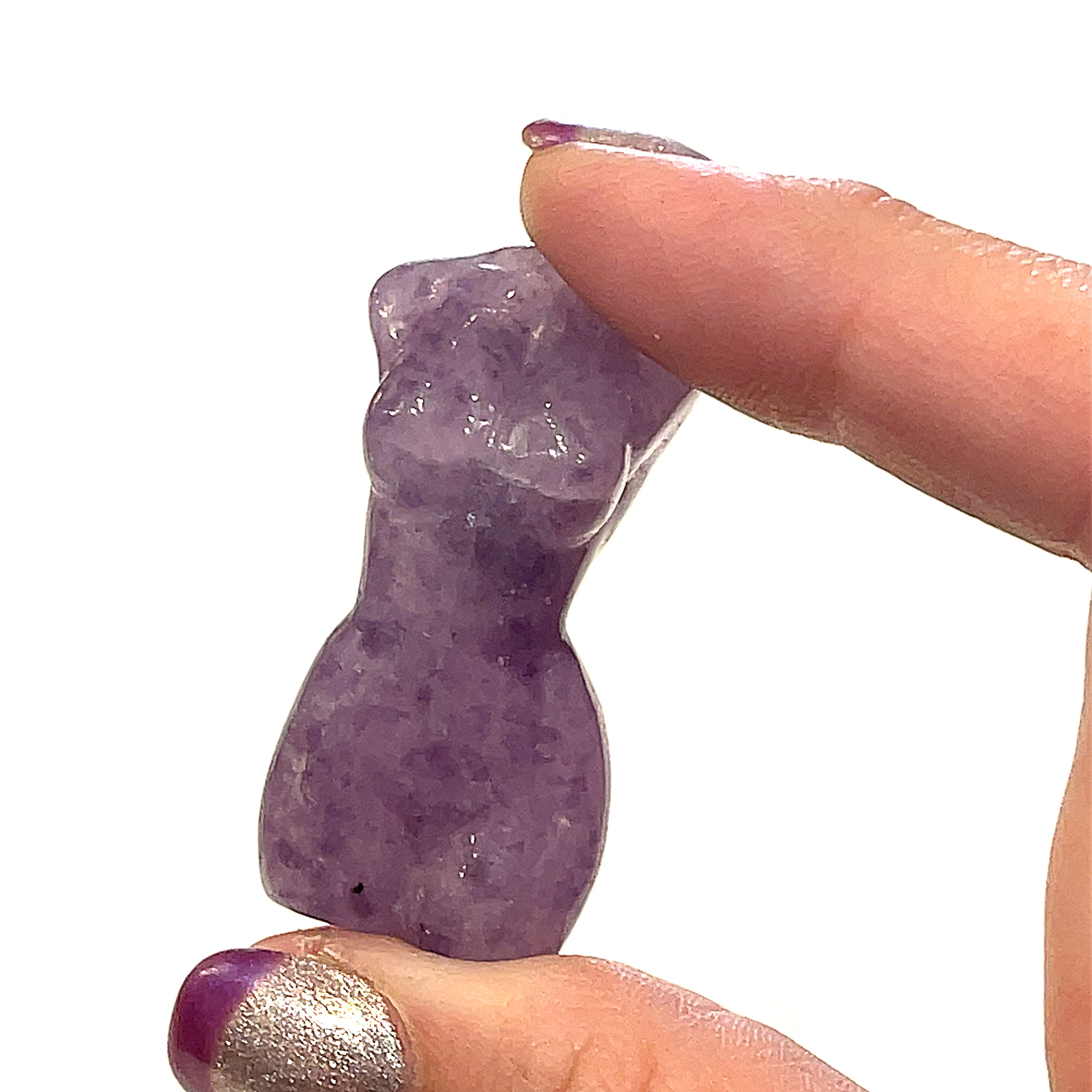 Gemstone carving Female Figure, Quartz, Pyrite, Fluorite, Howlite, Agate, Aventurine, Amegreen, strawberry quartz