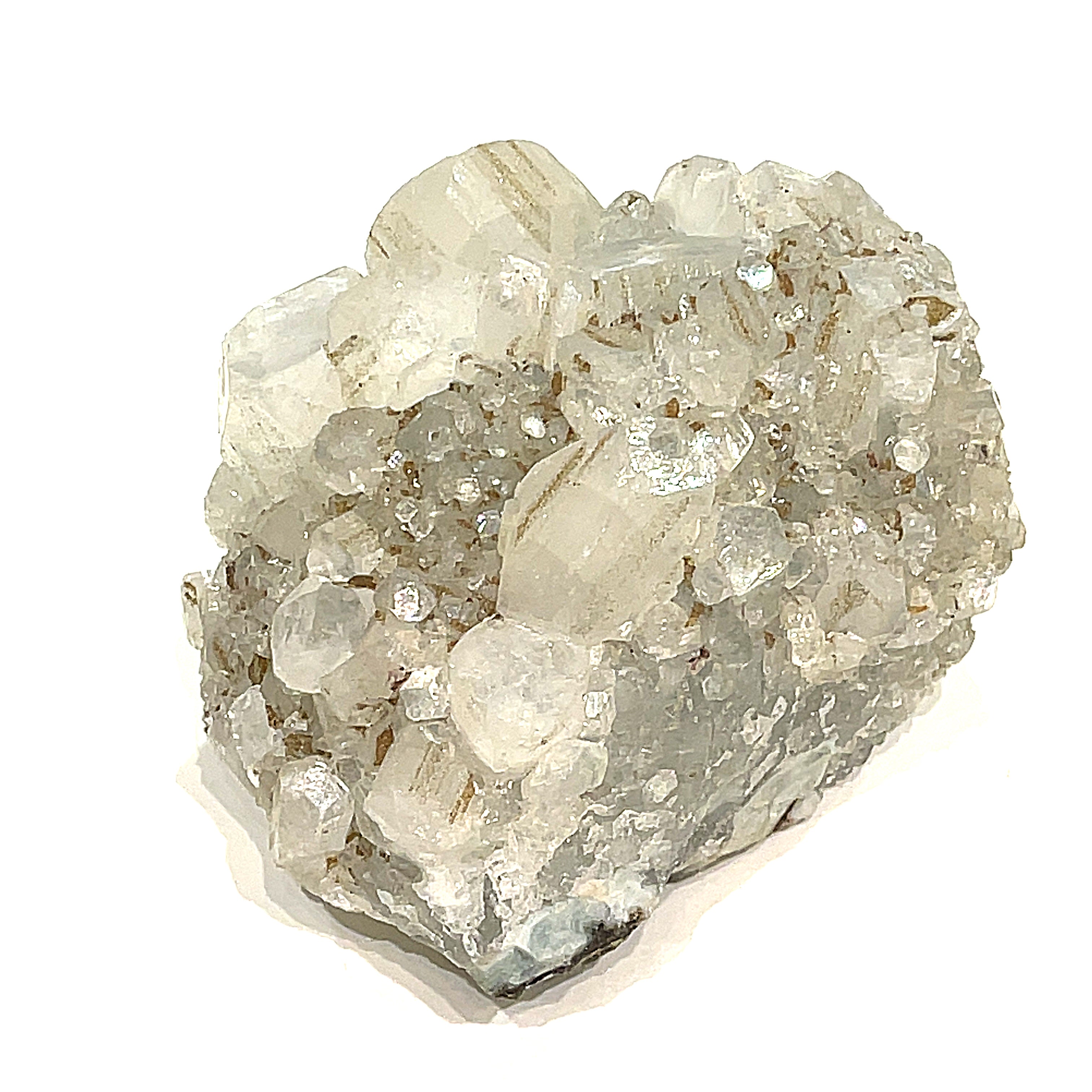 Apophyllite cluster gemstone, raw gemstone, raw mineral, collectors piece