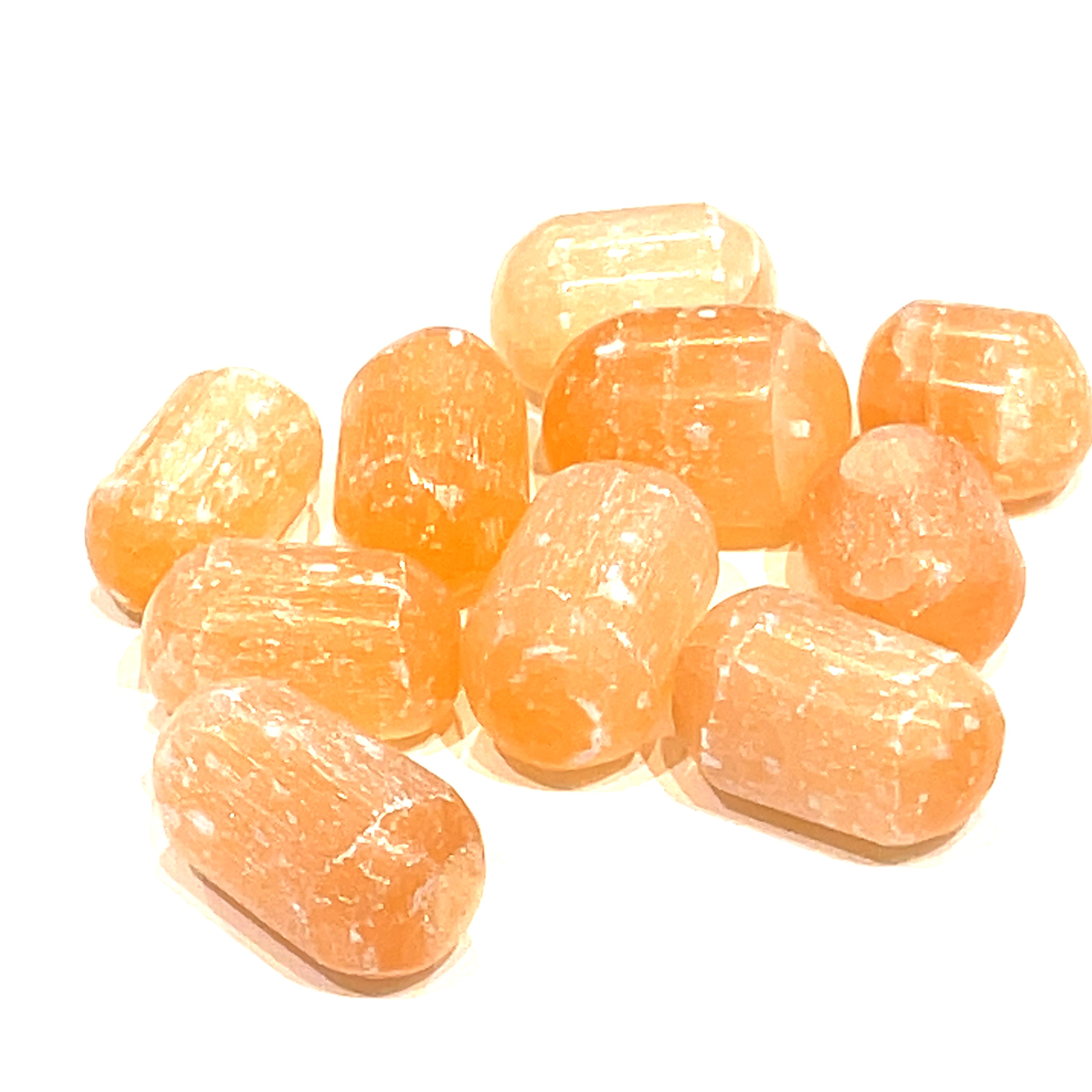 Selenite tumbled gemstone
