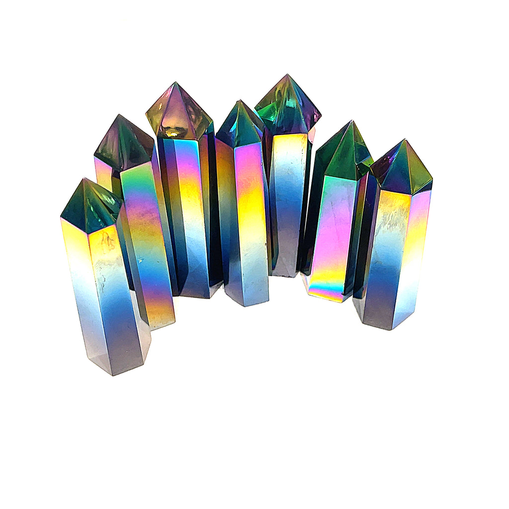 Titanium Quartz Gemstone Towers (Brazil)