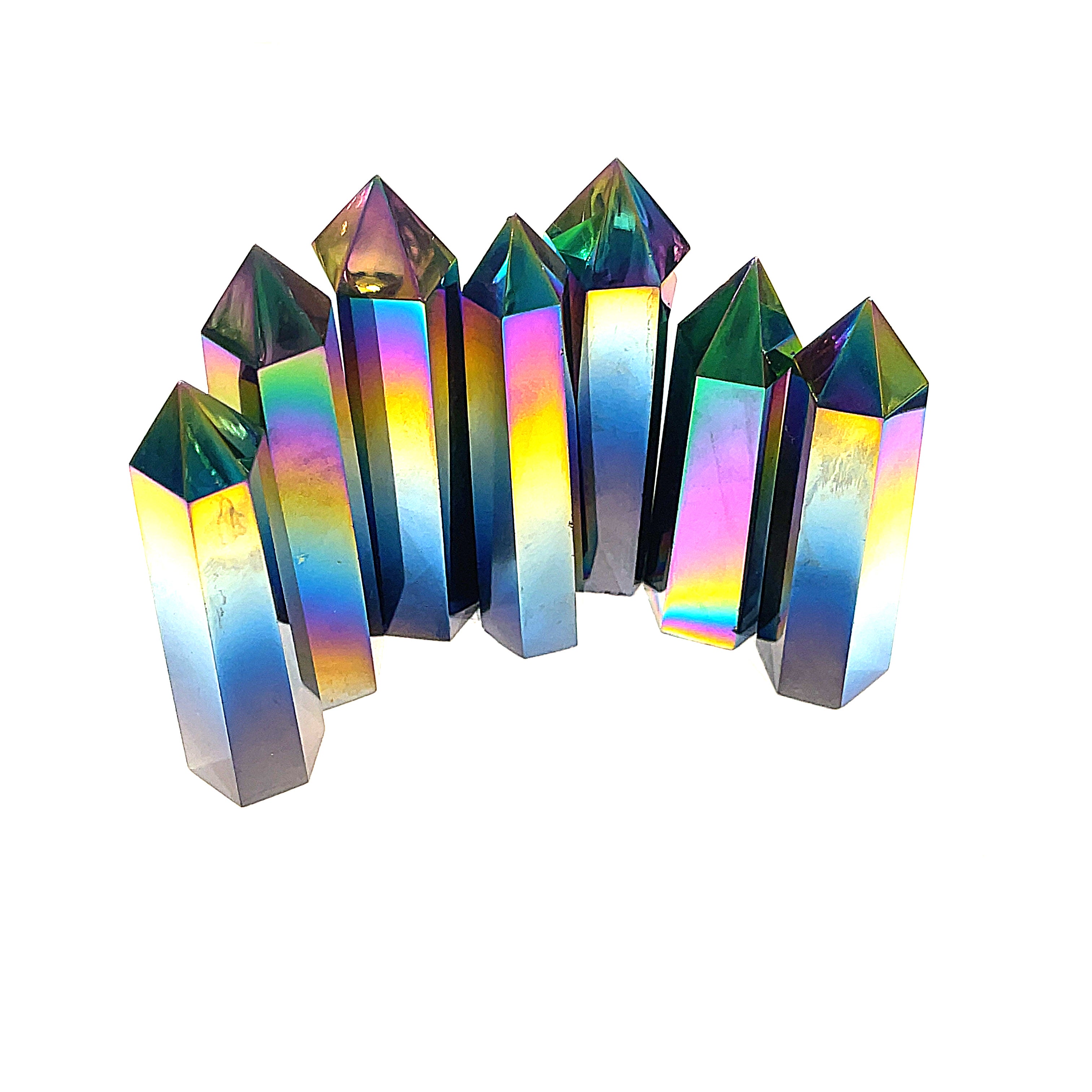 Titanium Quartz Gemstone Towers (Brazil)