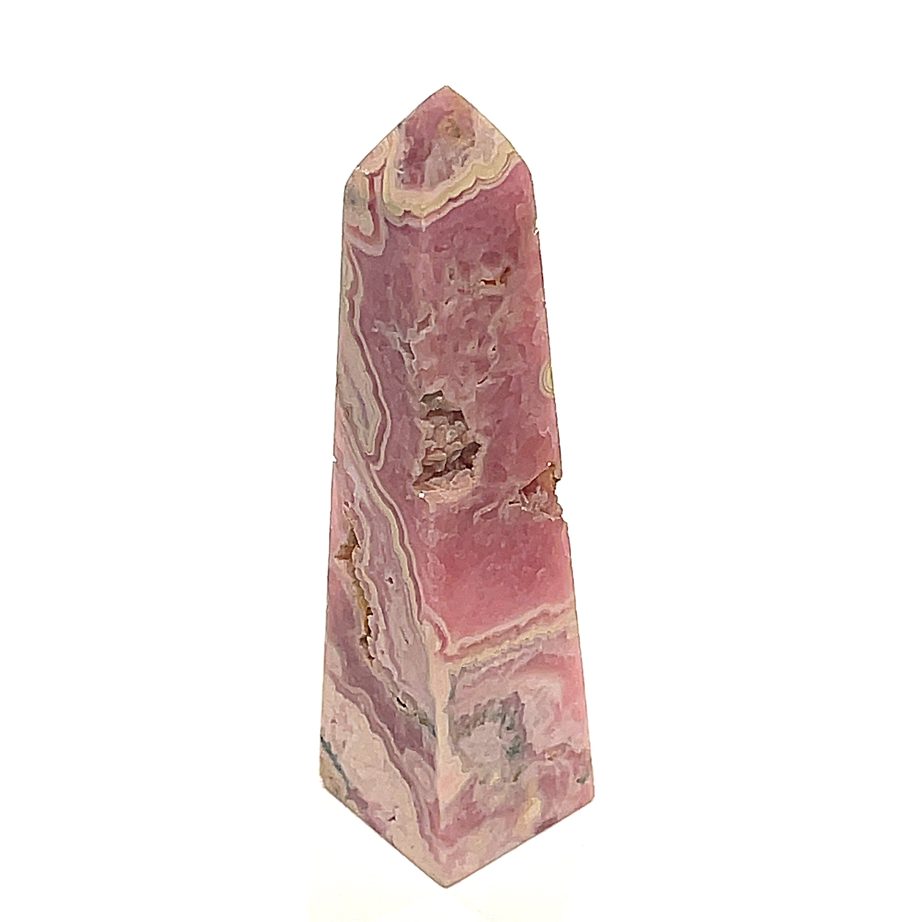 Rhodochrosite Gemstone Tower