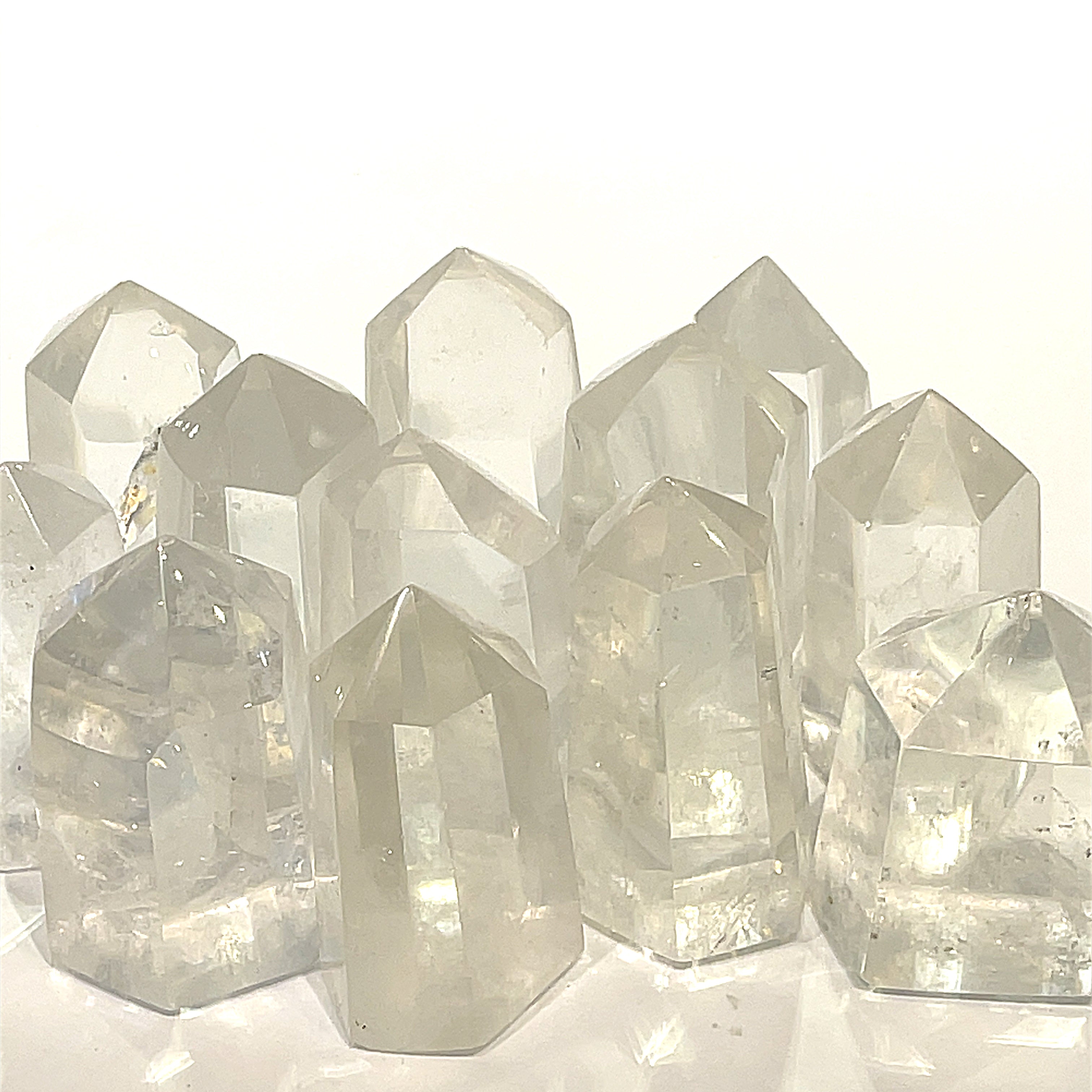Clear quartz Gemstone Tower