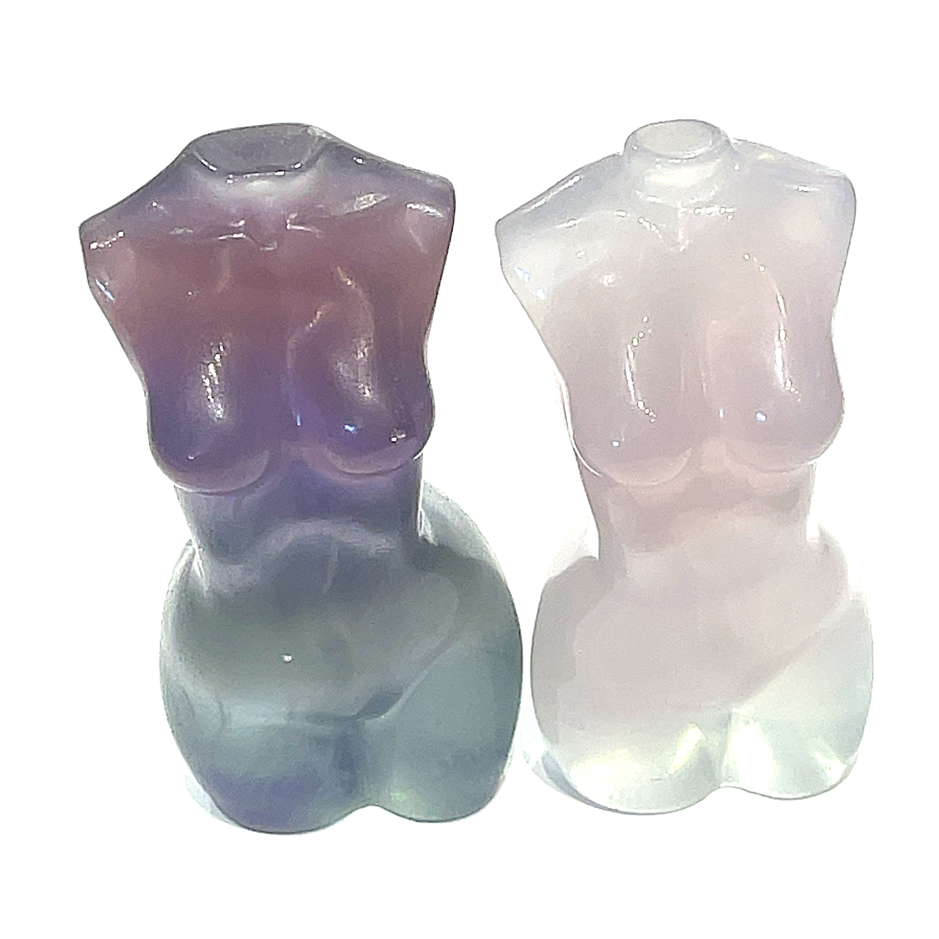 Gemstone carving Female Figure, Quartz, Pyrite, Fluorite, Howlite, Agate, Aventurine, Amegreen, strawberry quartz