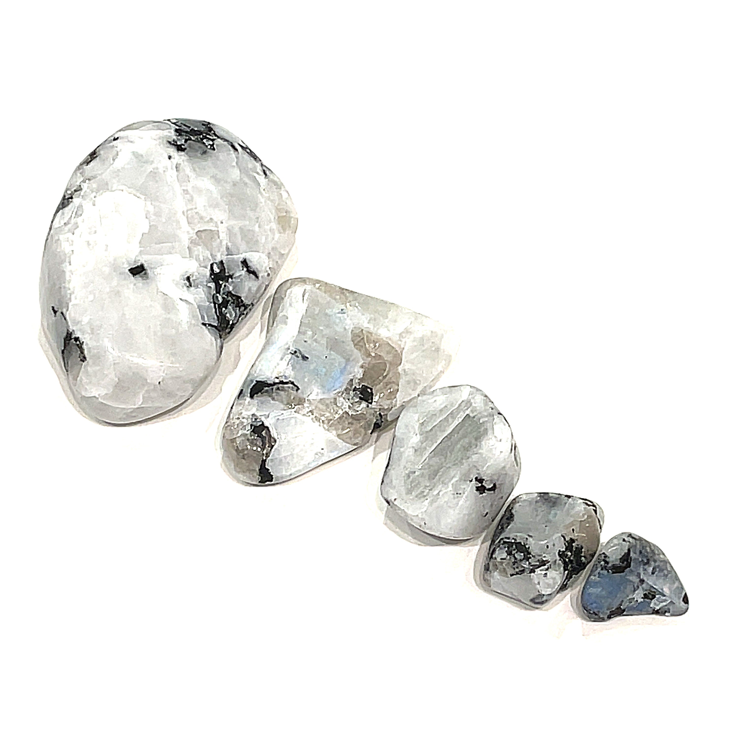 Rainbow Moonstone Tumbled Gemstone