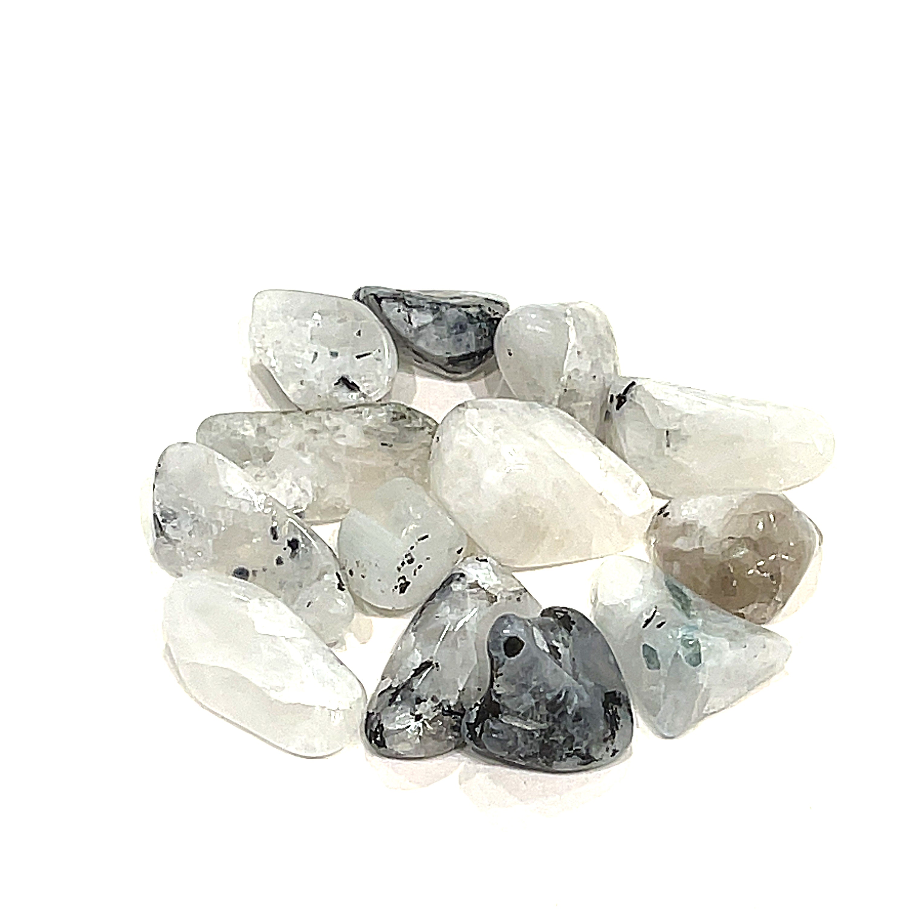 Rainbow Moonstone Tumbled Gemstone