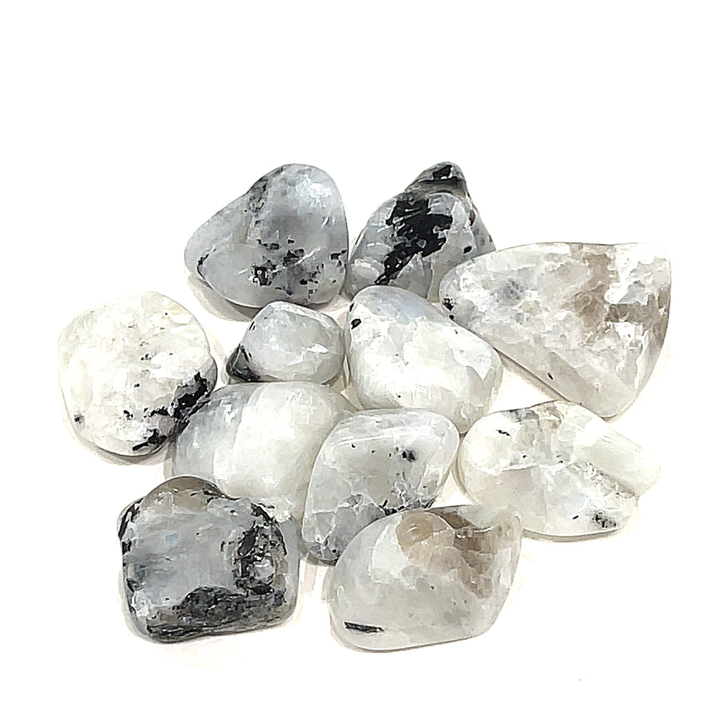 Rainbow Moonstone Tumbled Gemstone