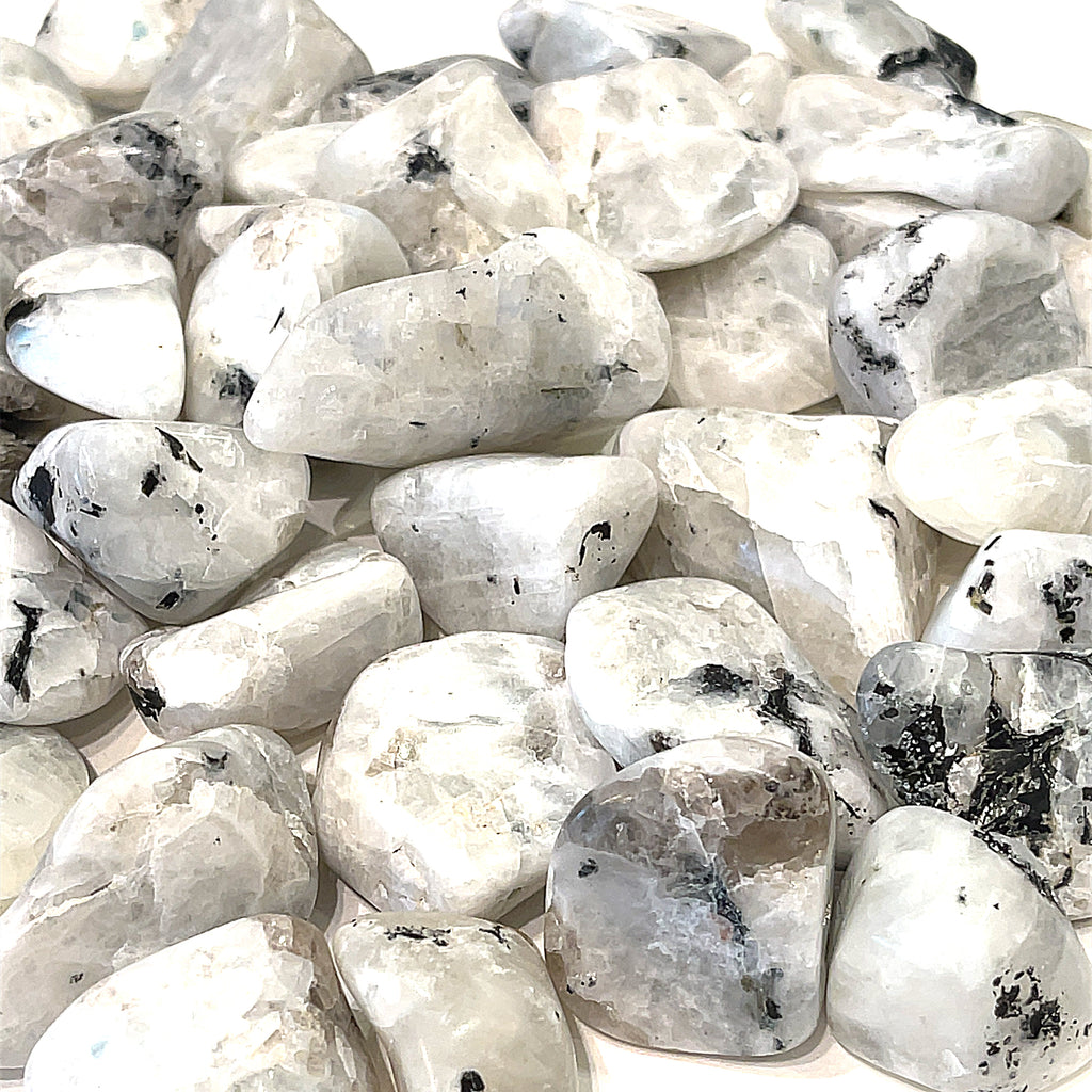 Rainbow Moonstone Tumbled Gemstone