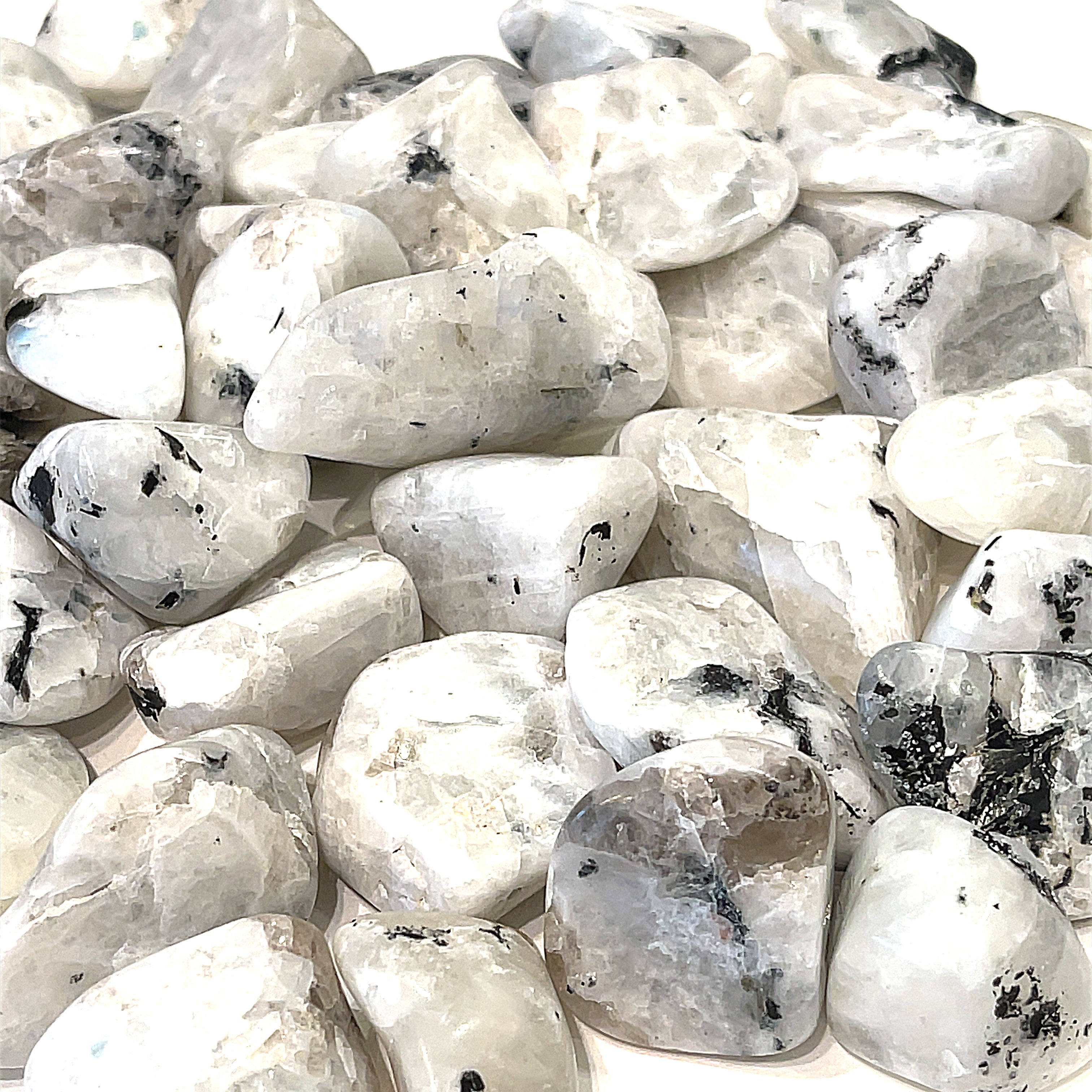 Rainbow Moonstone Tumbled Gemstone