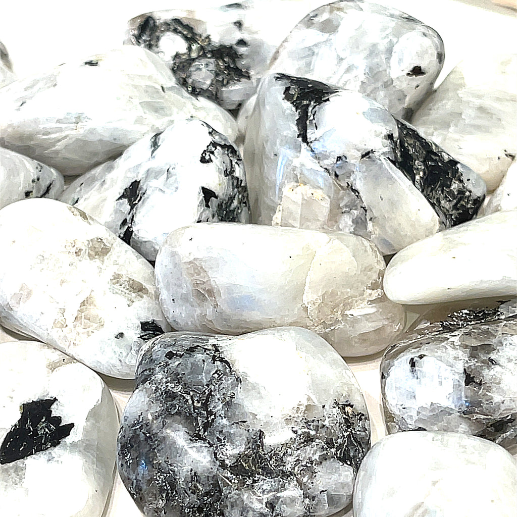 Rainbow Moonstone Tumbled Gemstone