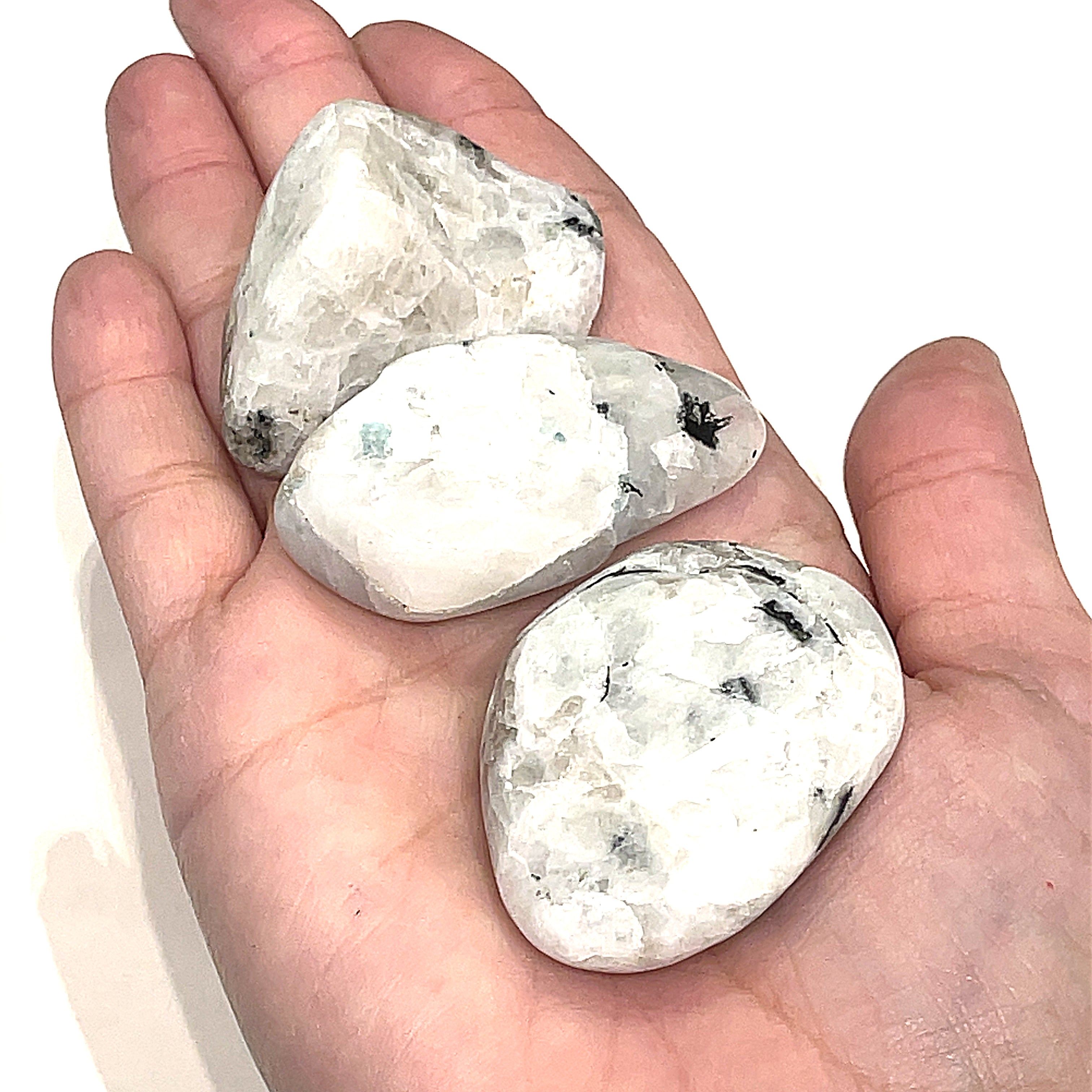 Rainbow Moonstone Tumbled Gemstone