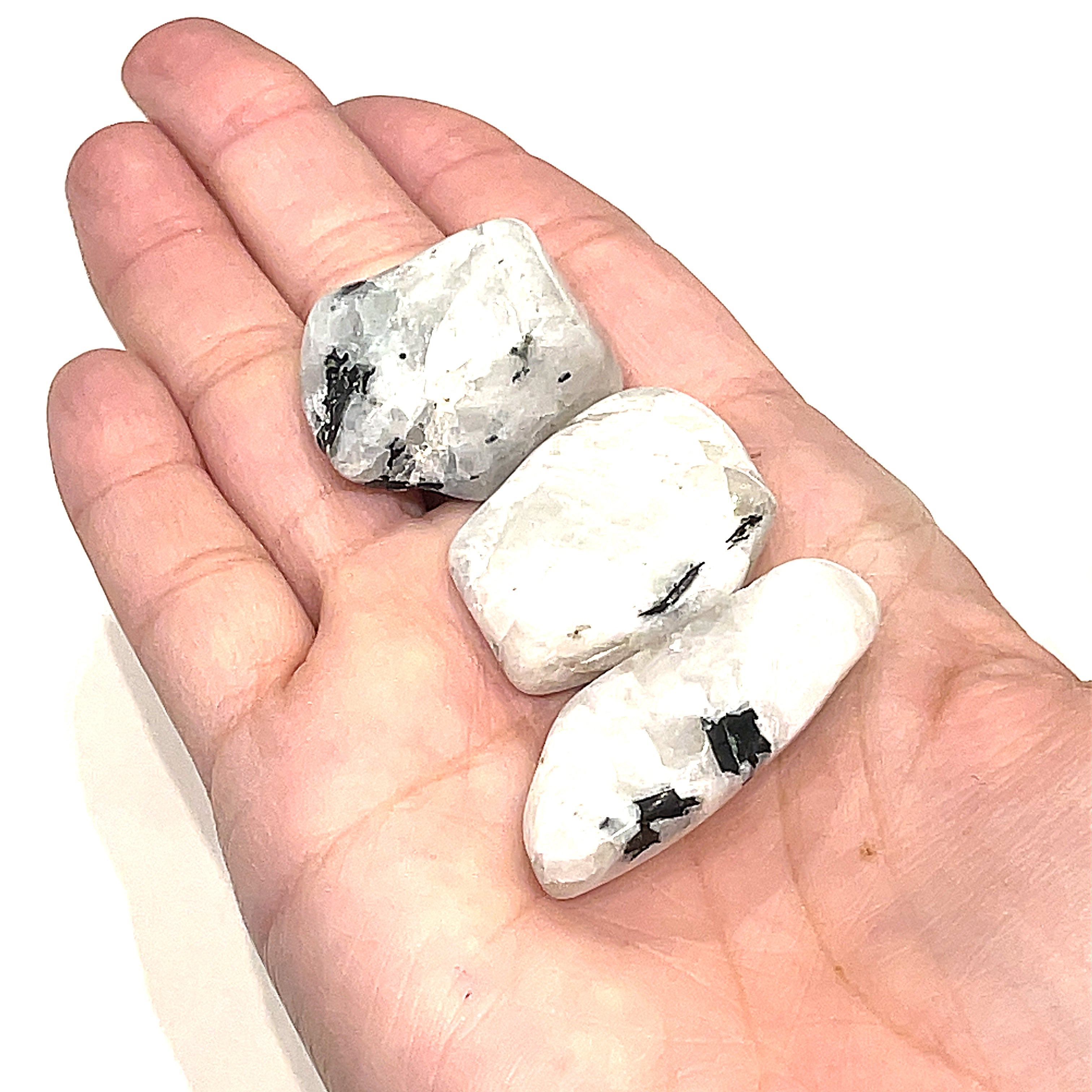 Rainbow Moonstone Tumbled Gemstone