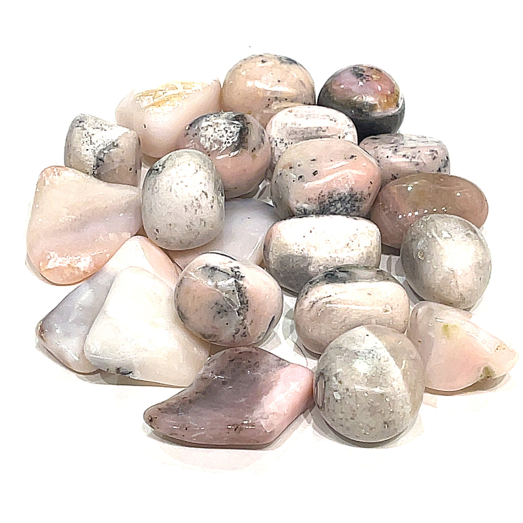 Peruvian Pink Opal tumbled  Gemstones