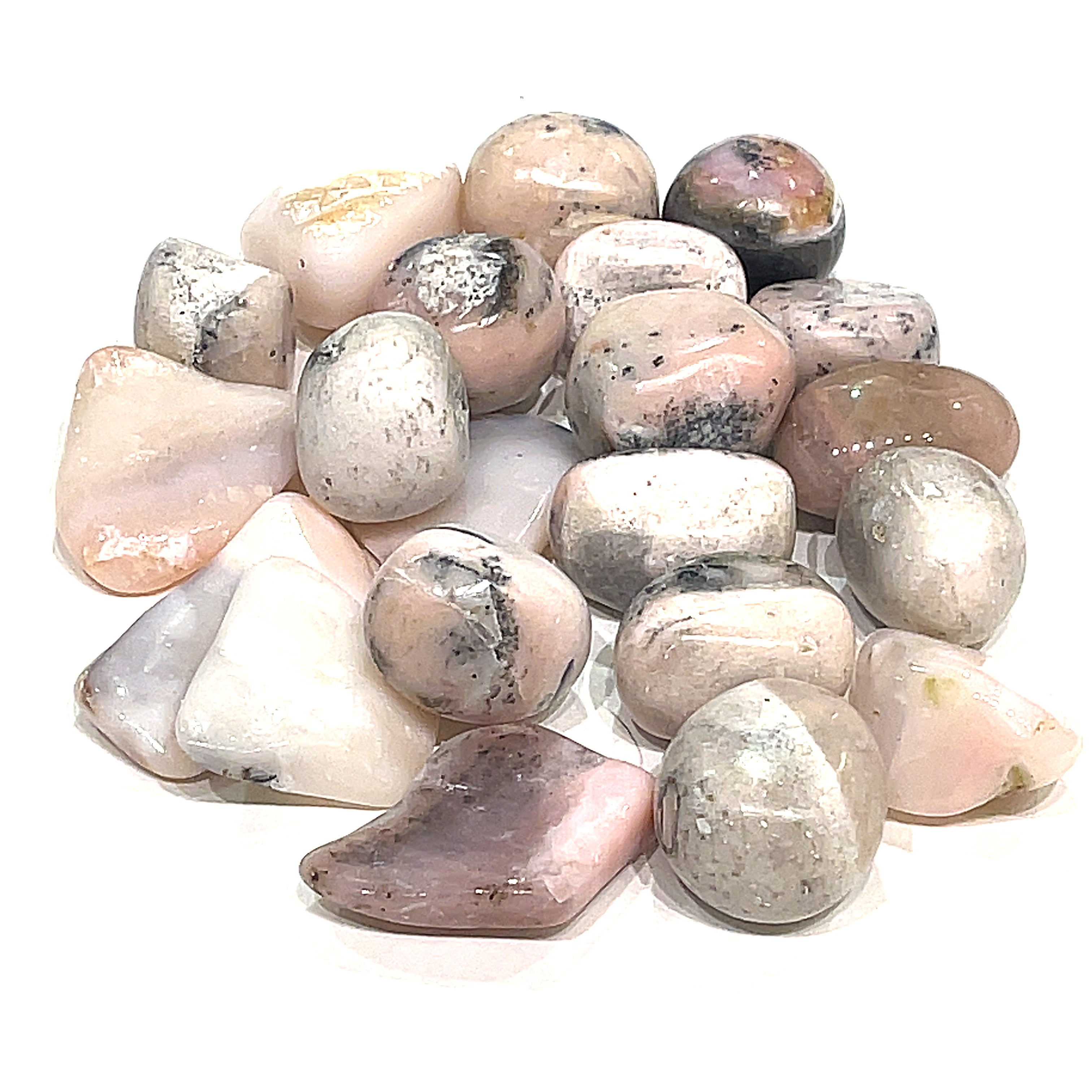 Peruvian Pink Opal tumbled  Gemstones