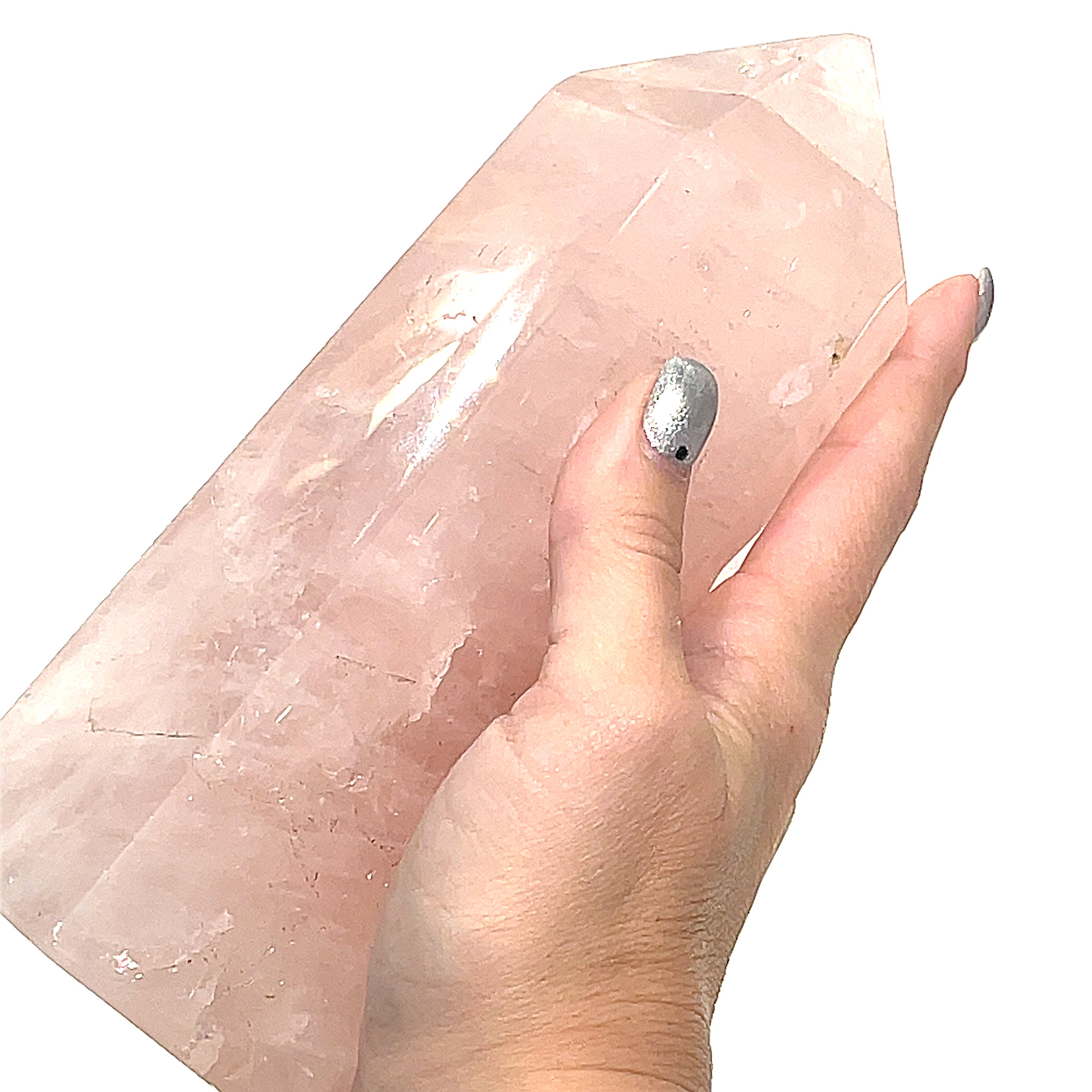 Rose Quartz Tower | Stone of Unconditional Love | Ethically Sourced