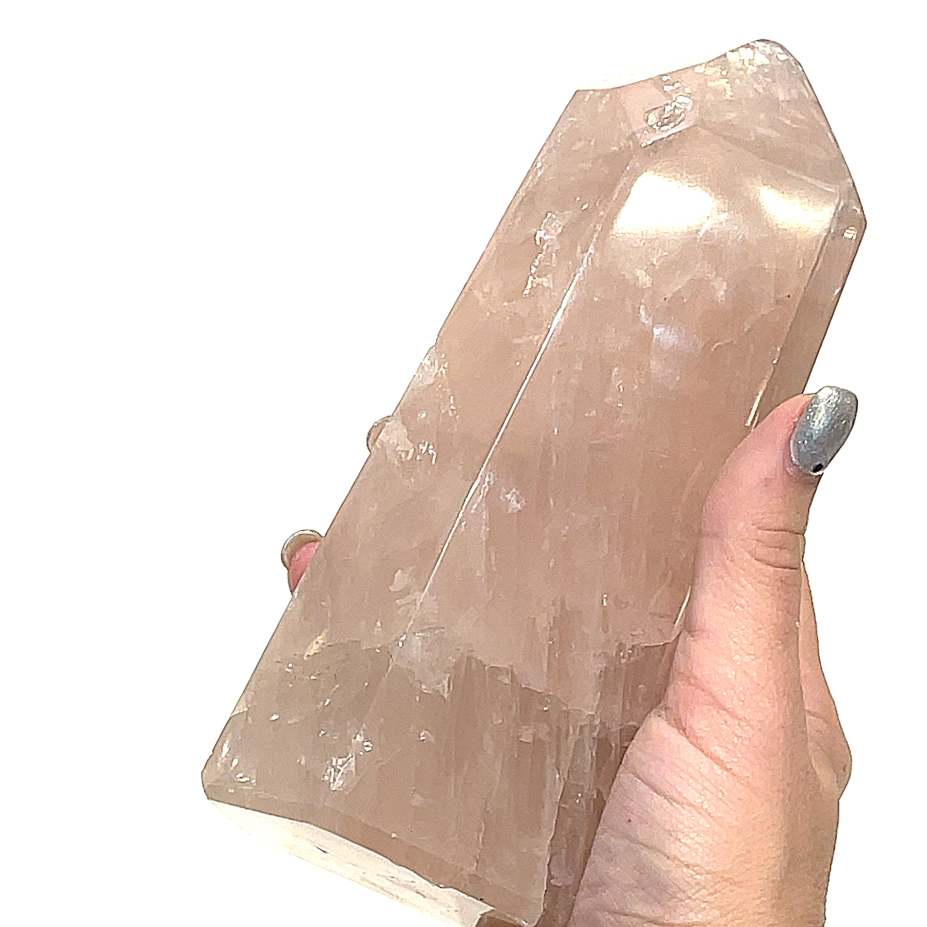 Rose Quartz Tower | Stone of Unconditional Love | Ethically Sourced