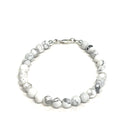 Howlite Gemstone Beaded Bracelet