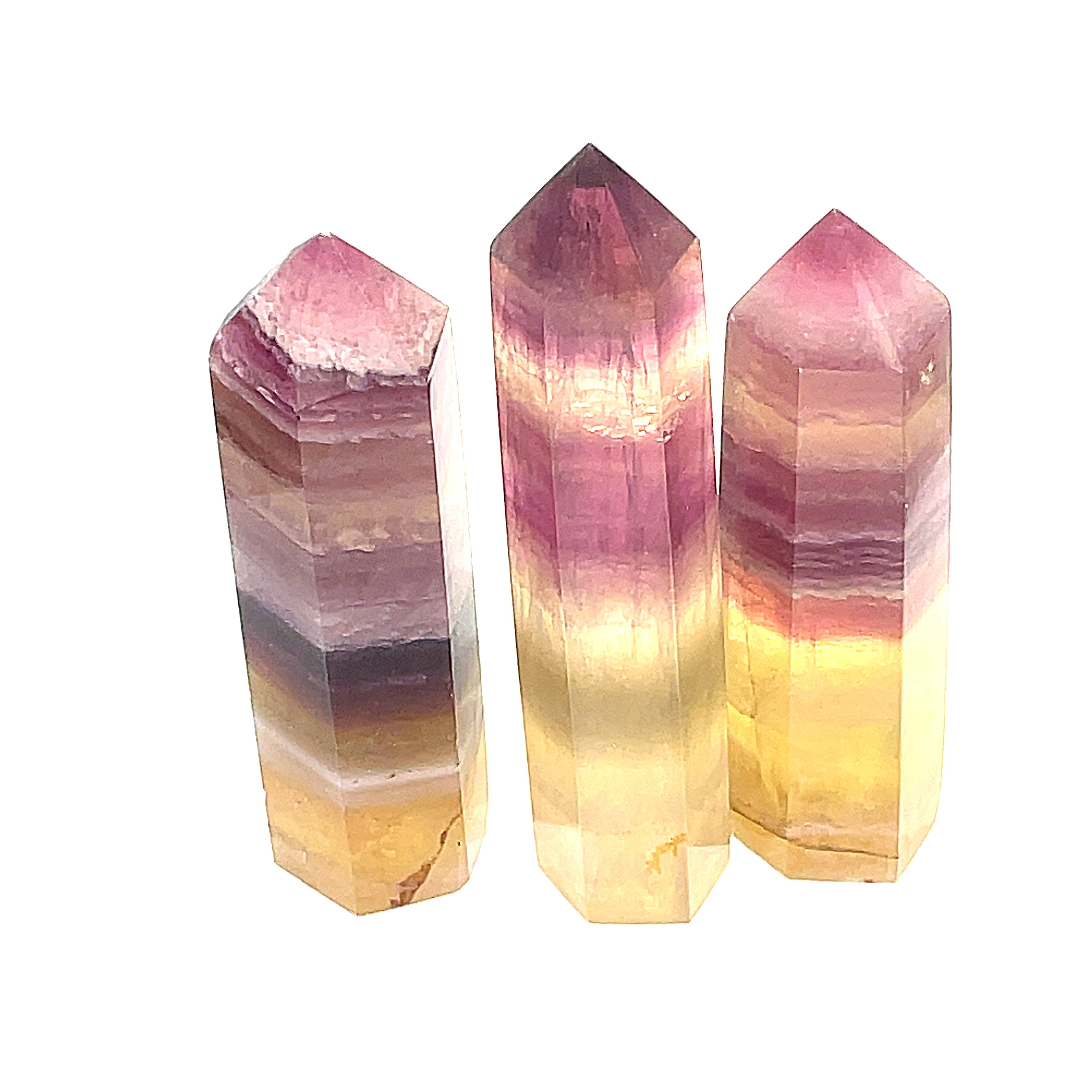 Yellow Fluorite Gemstone Tower