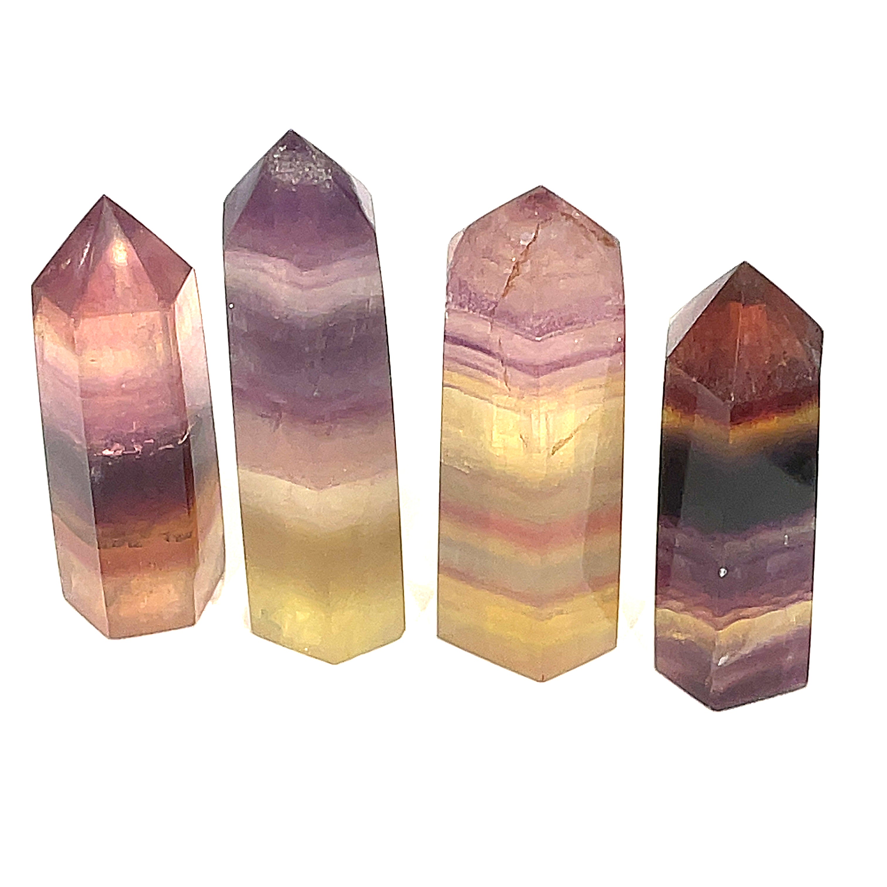 Yellow Fluorite Gemstone Tower