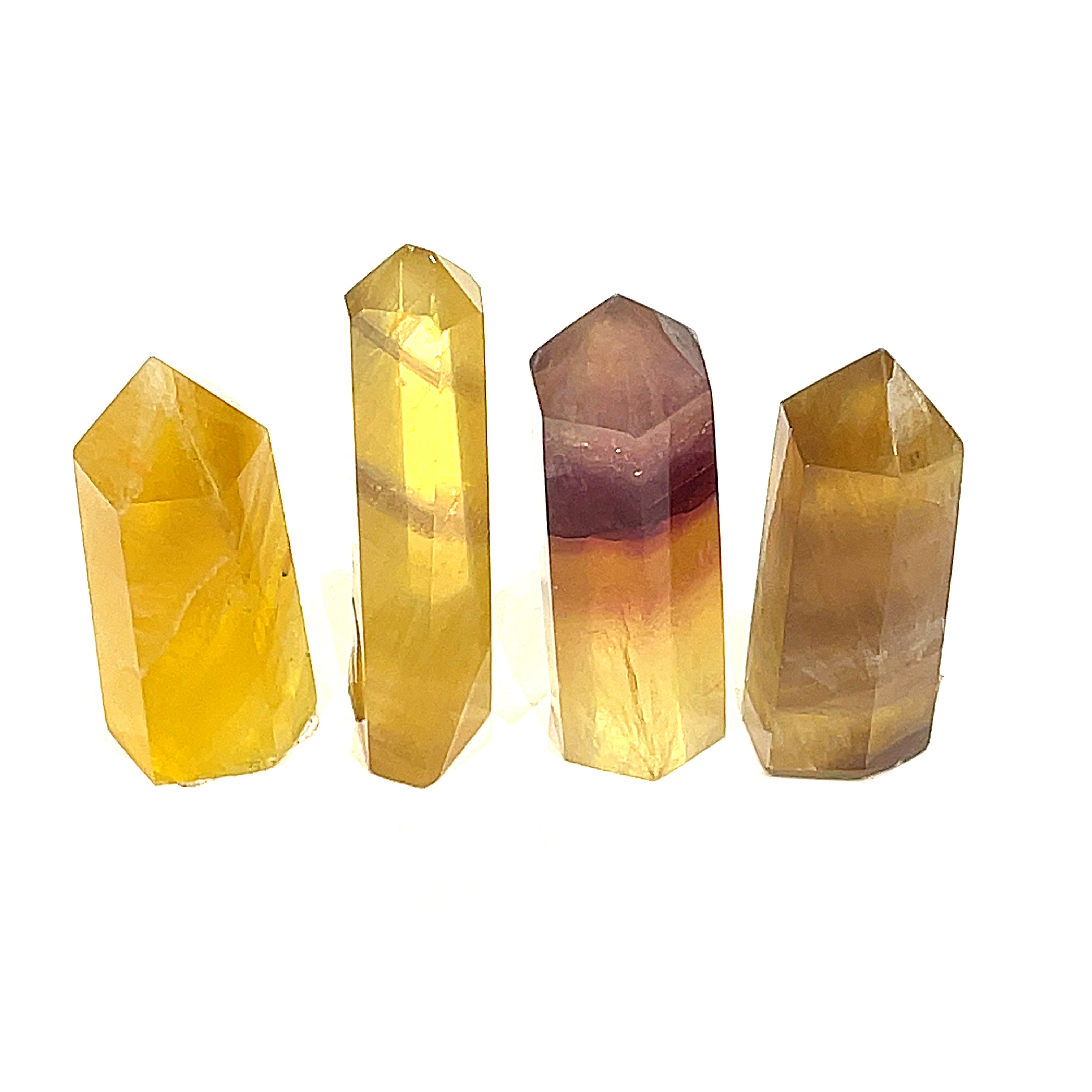 Yellow Fluorite Gemstone Tower