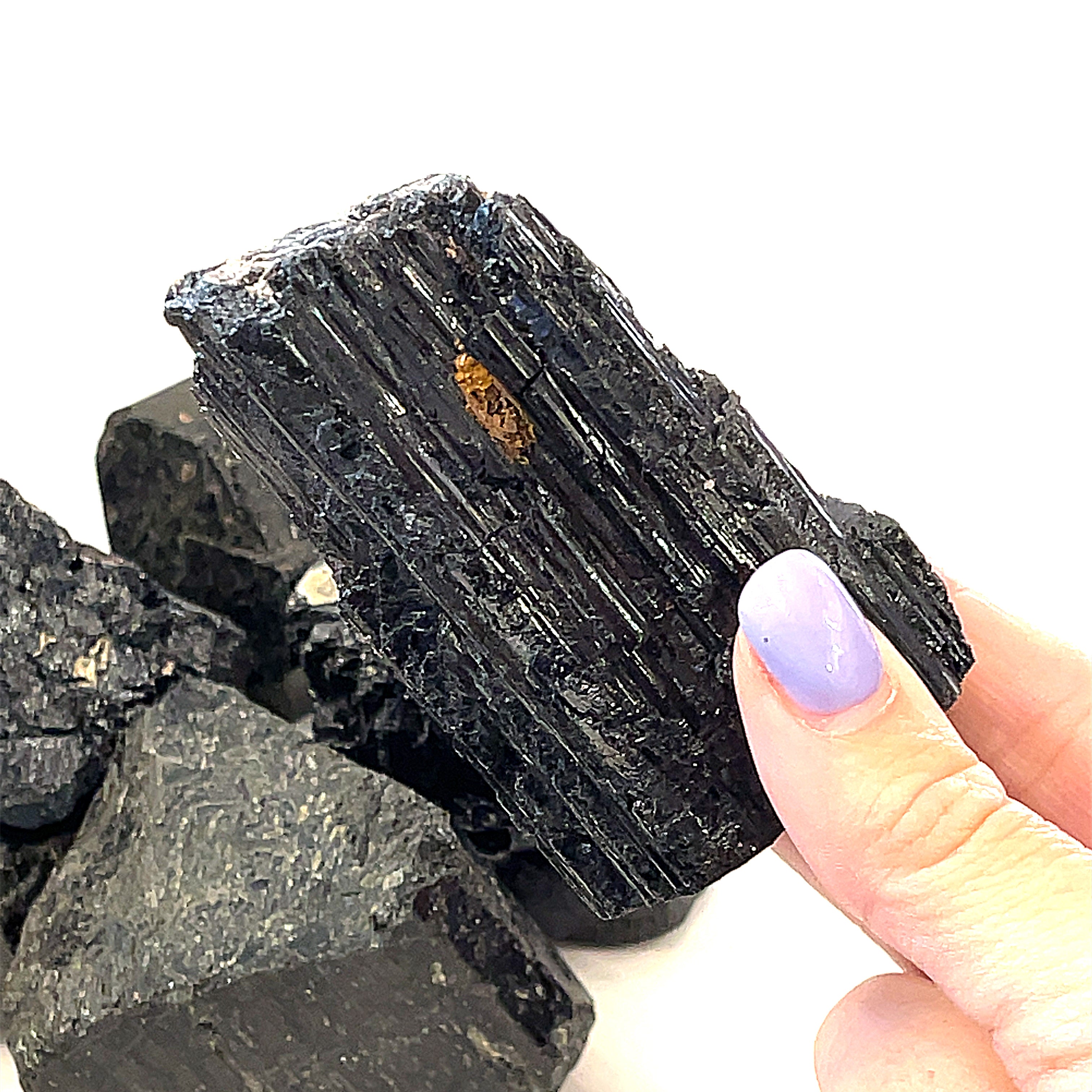 Black Tourmaline Raw gemstone