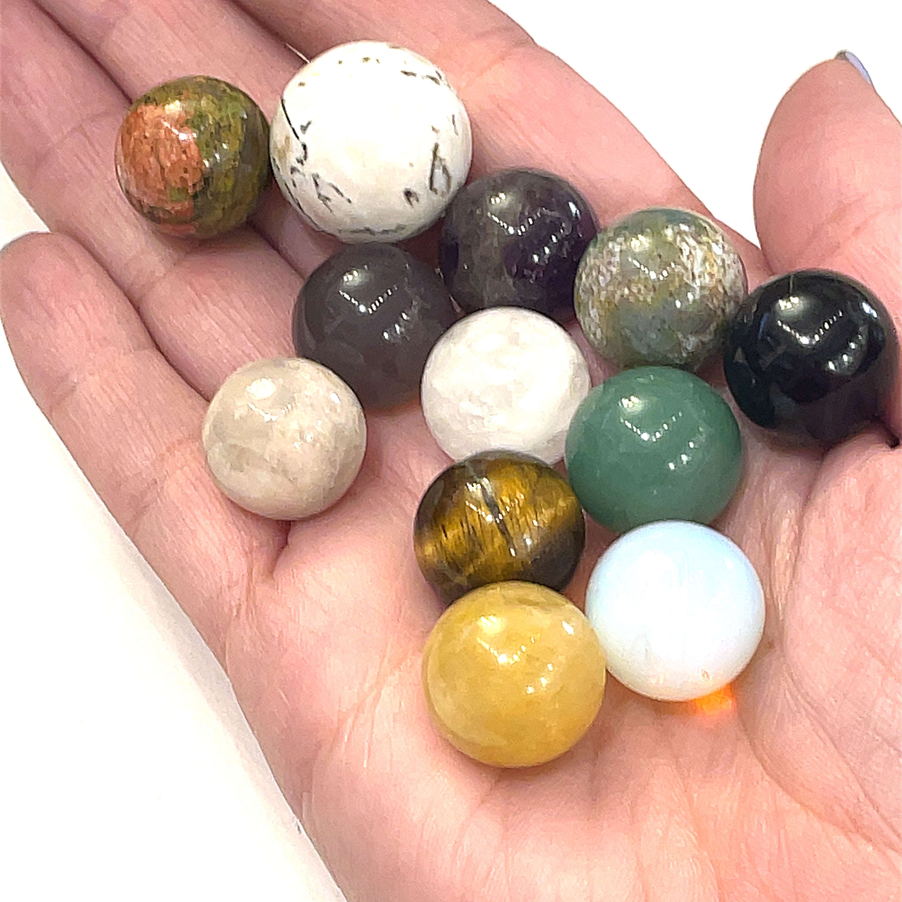 Mini Gemstone Spheres