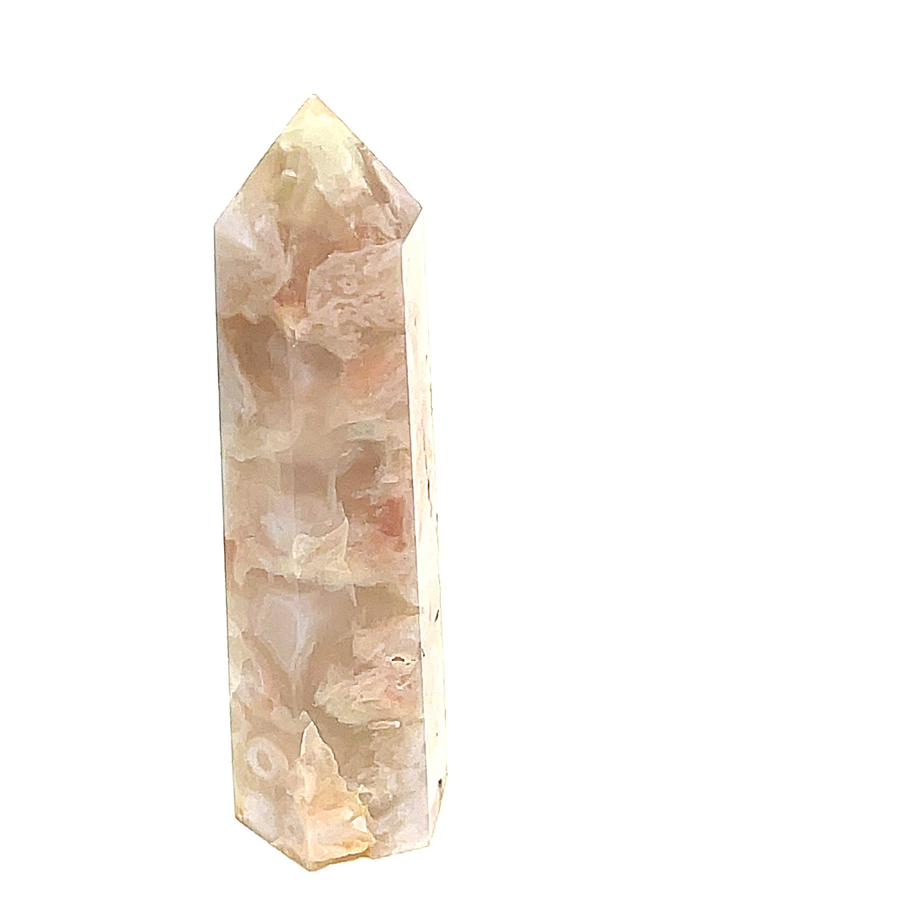 Flower Agate Gemstone Tower