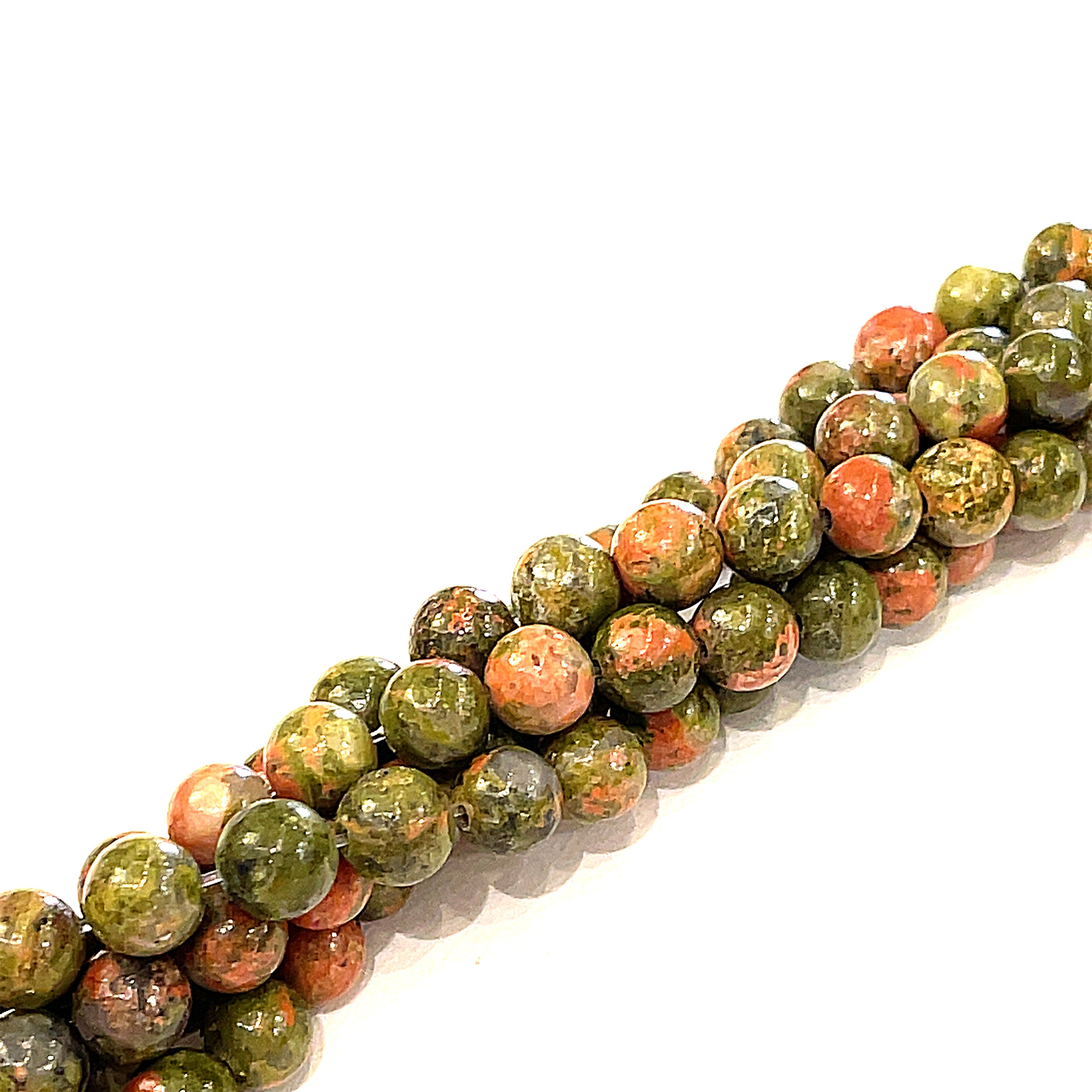 Unakite Gemstone Strands, Jewelry supplies
