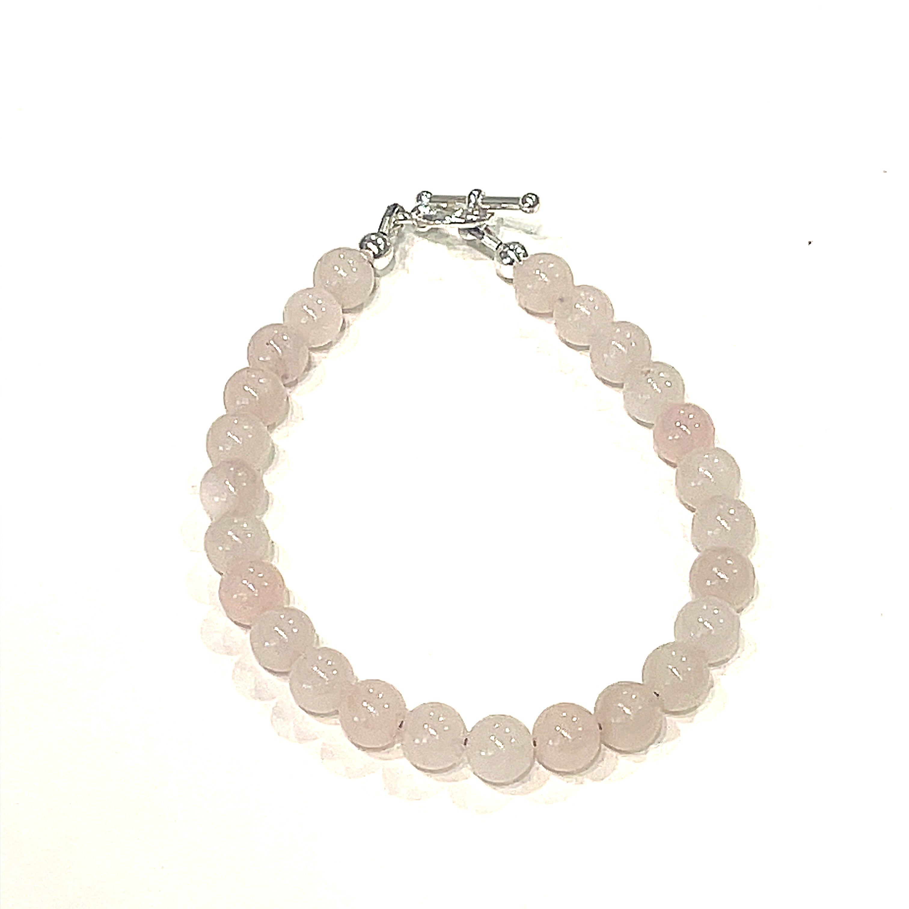 Rose Quartz Bracelet, Gemstone Bracelet, jewelry
