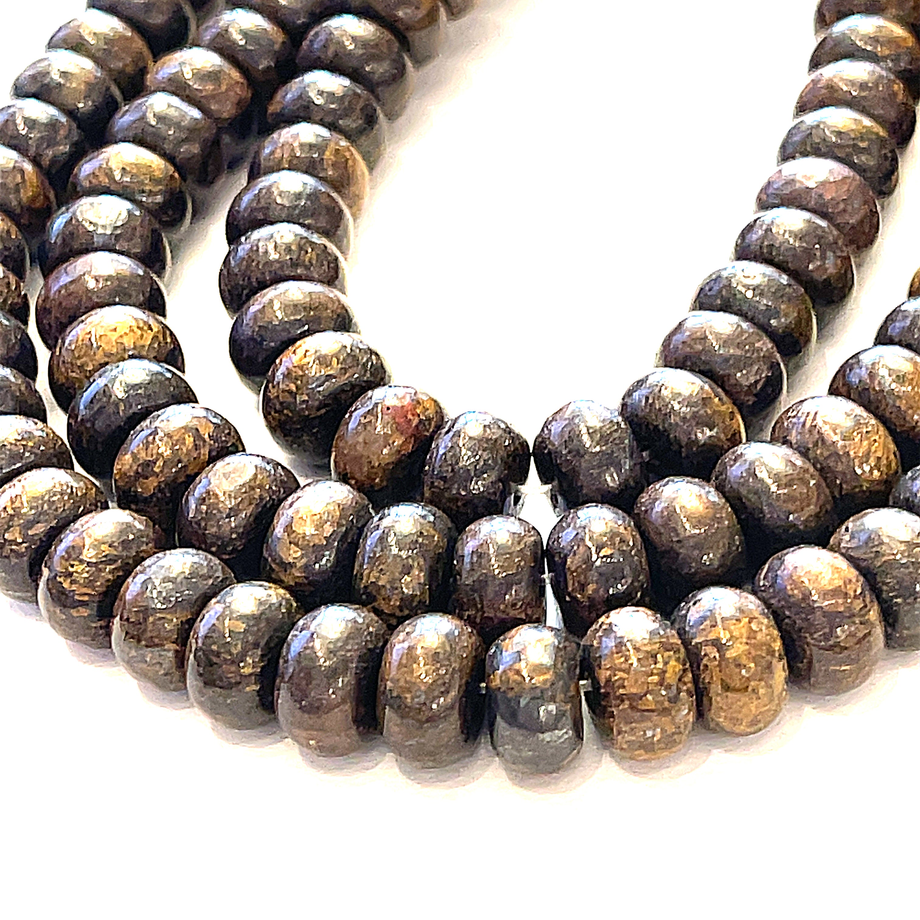 Bronzite Gemstone Strand, Jewelry supplies