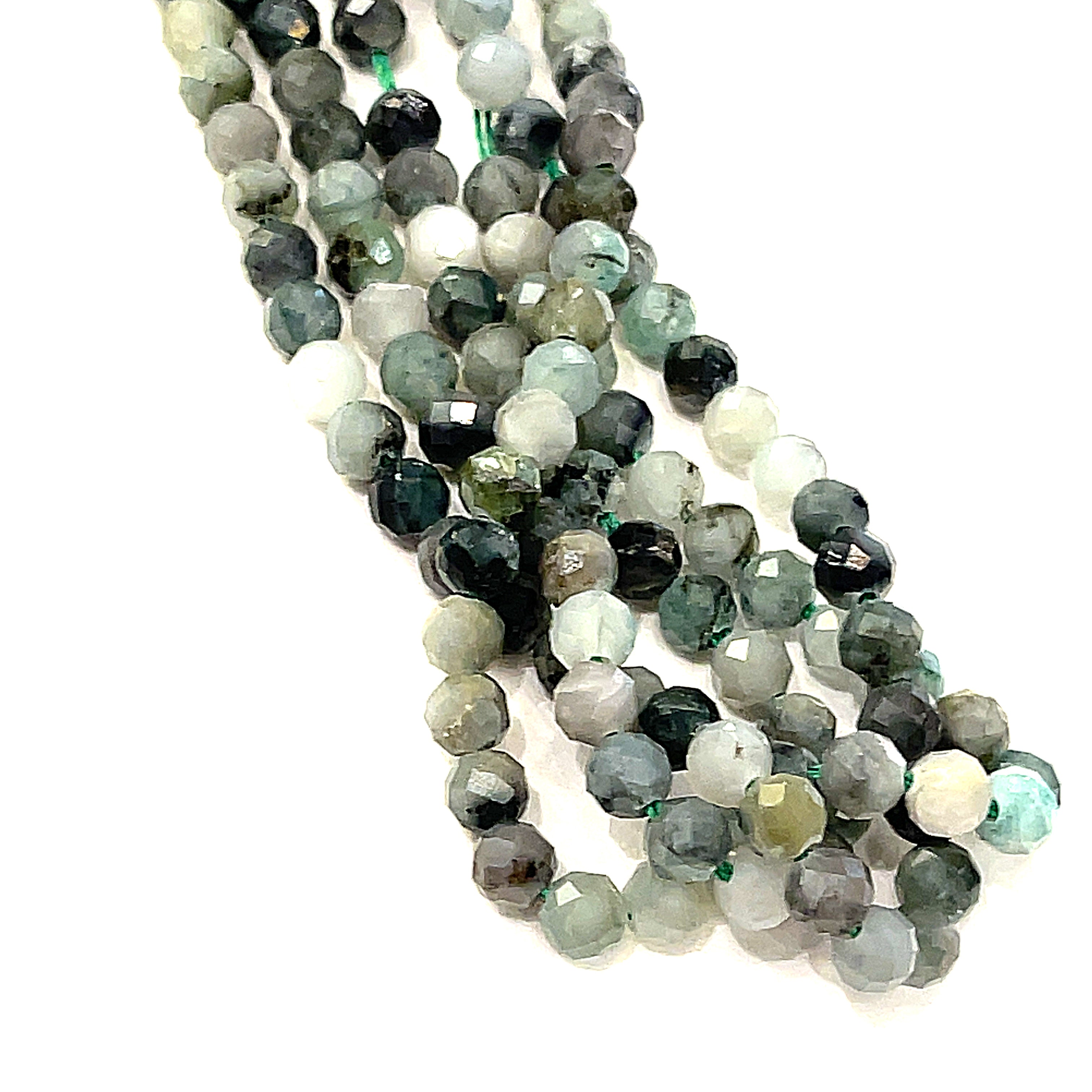 Emerald Gemstone Strands, jewelry supplies