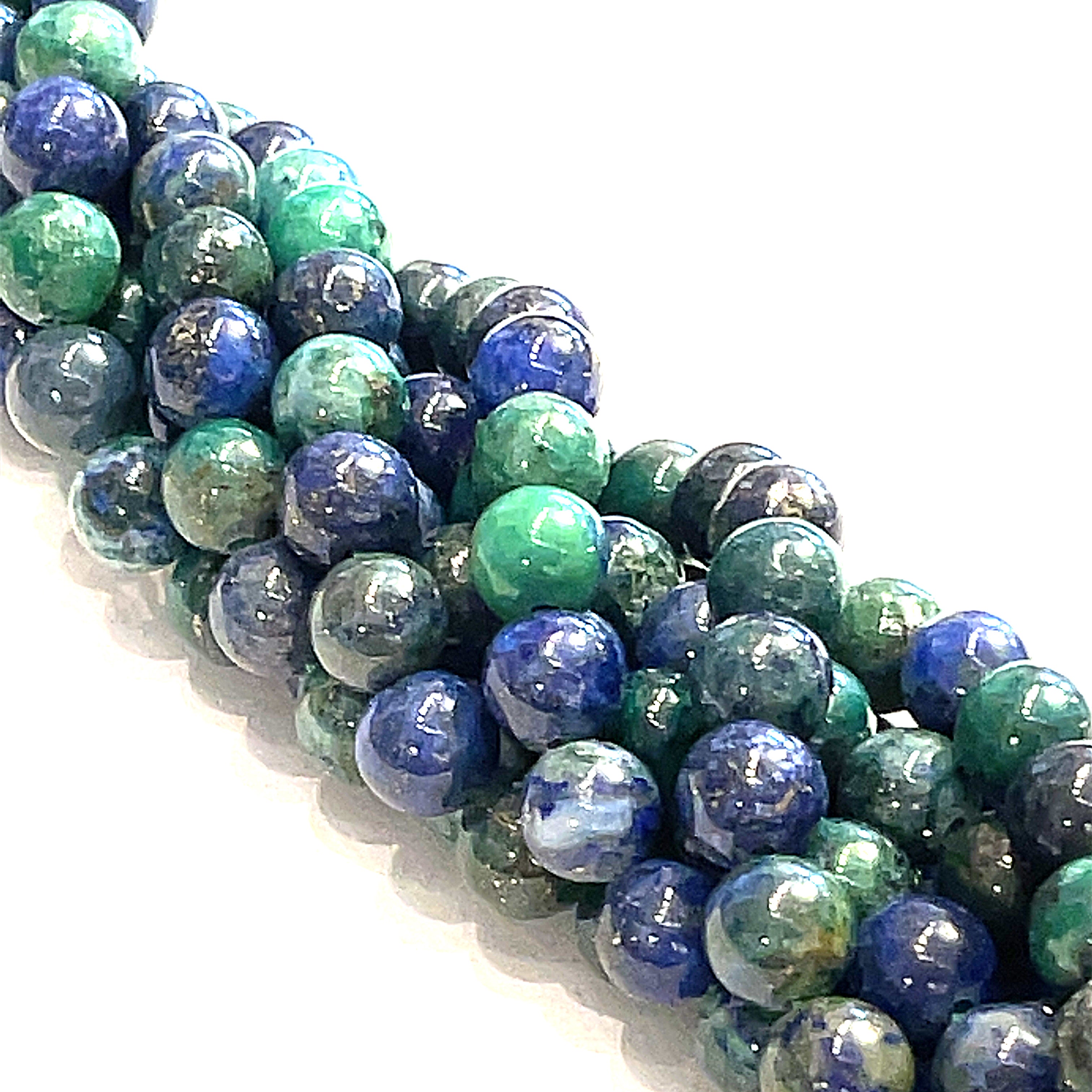 Azurite / Malachite Gemstone Strands (Afghanistan), jewelry supply