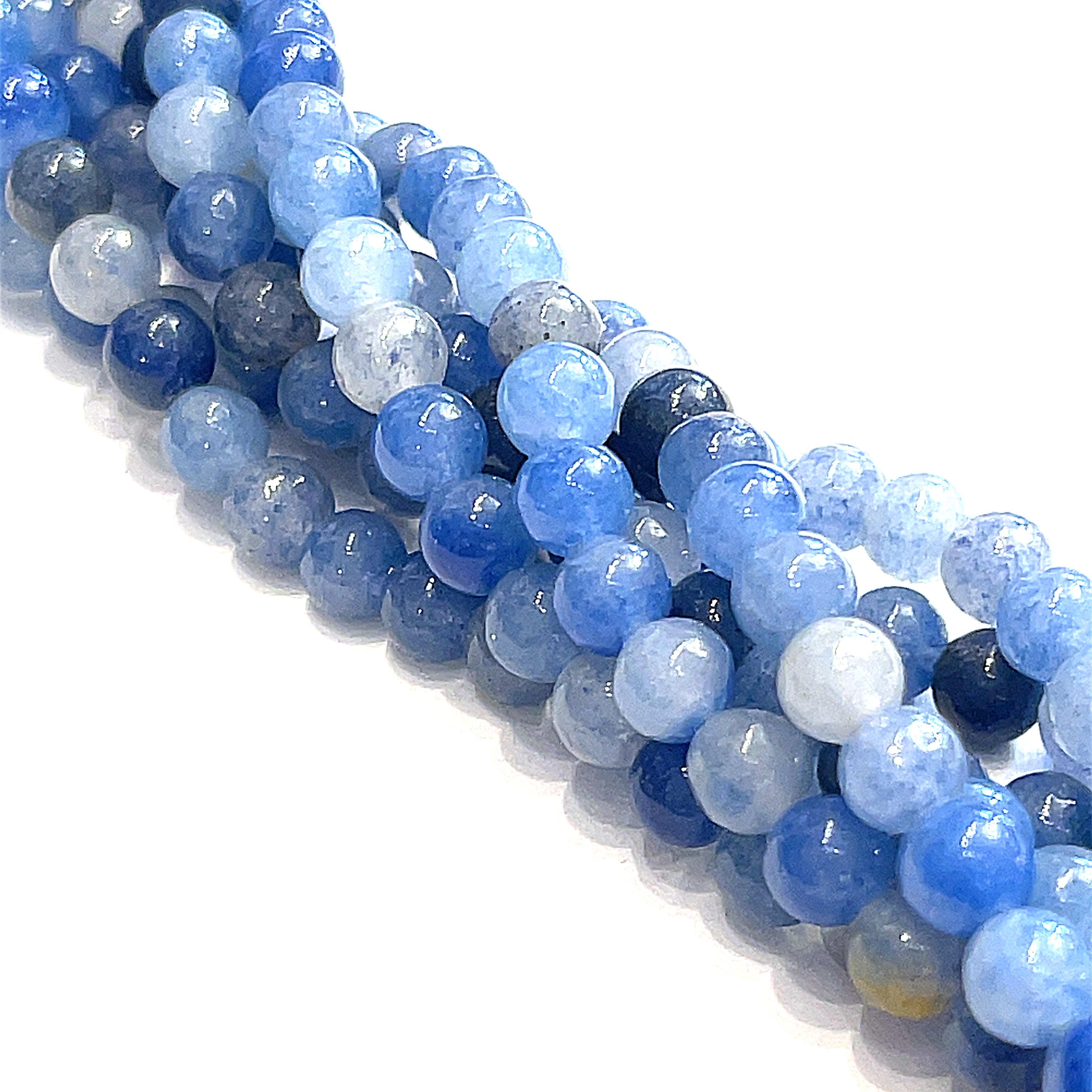 Blue Aventurine, gemstone strands (USA/AZ), jewelry supplies
