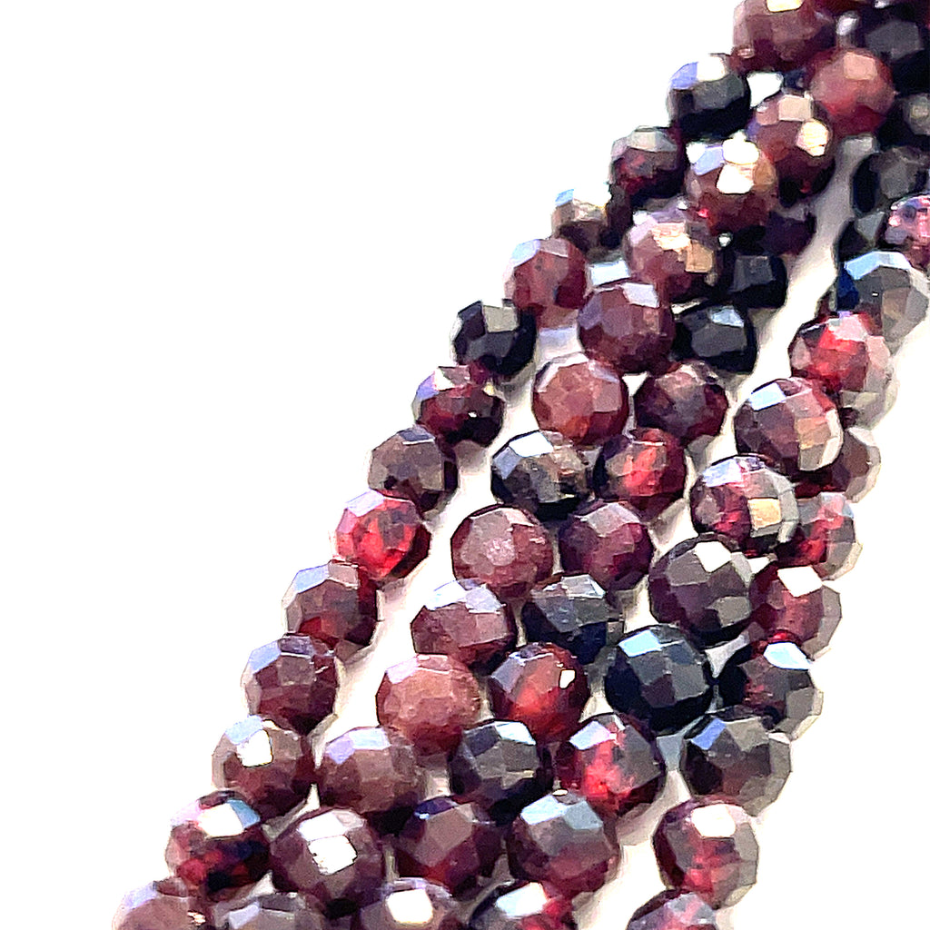 Garnet Gemstone Strands, jewelry supplies