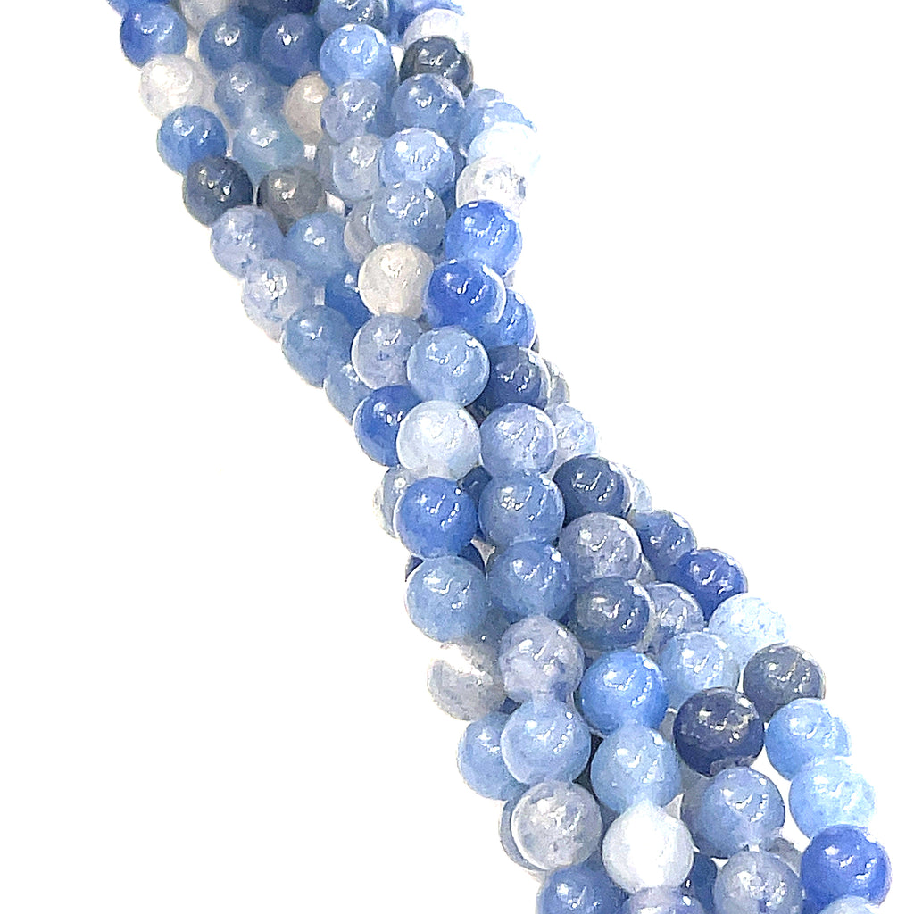 Blue Aventurine, gemstone strands (USA/AZ), jewelry supplies