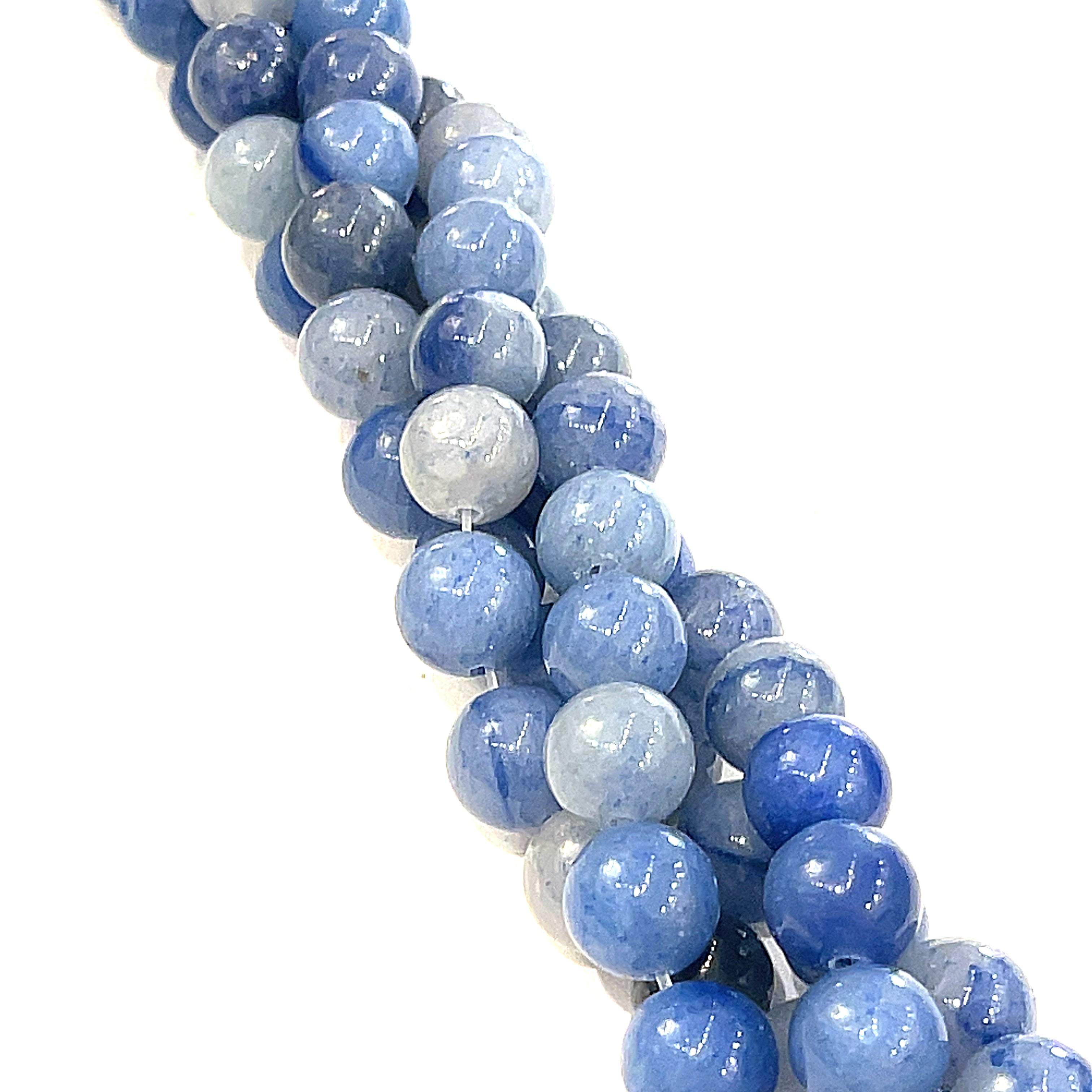 Blue Aventurine, gemstone strands (USA/AZ), jewelry supplies