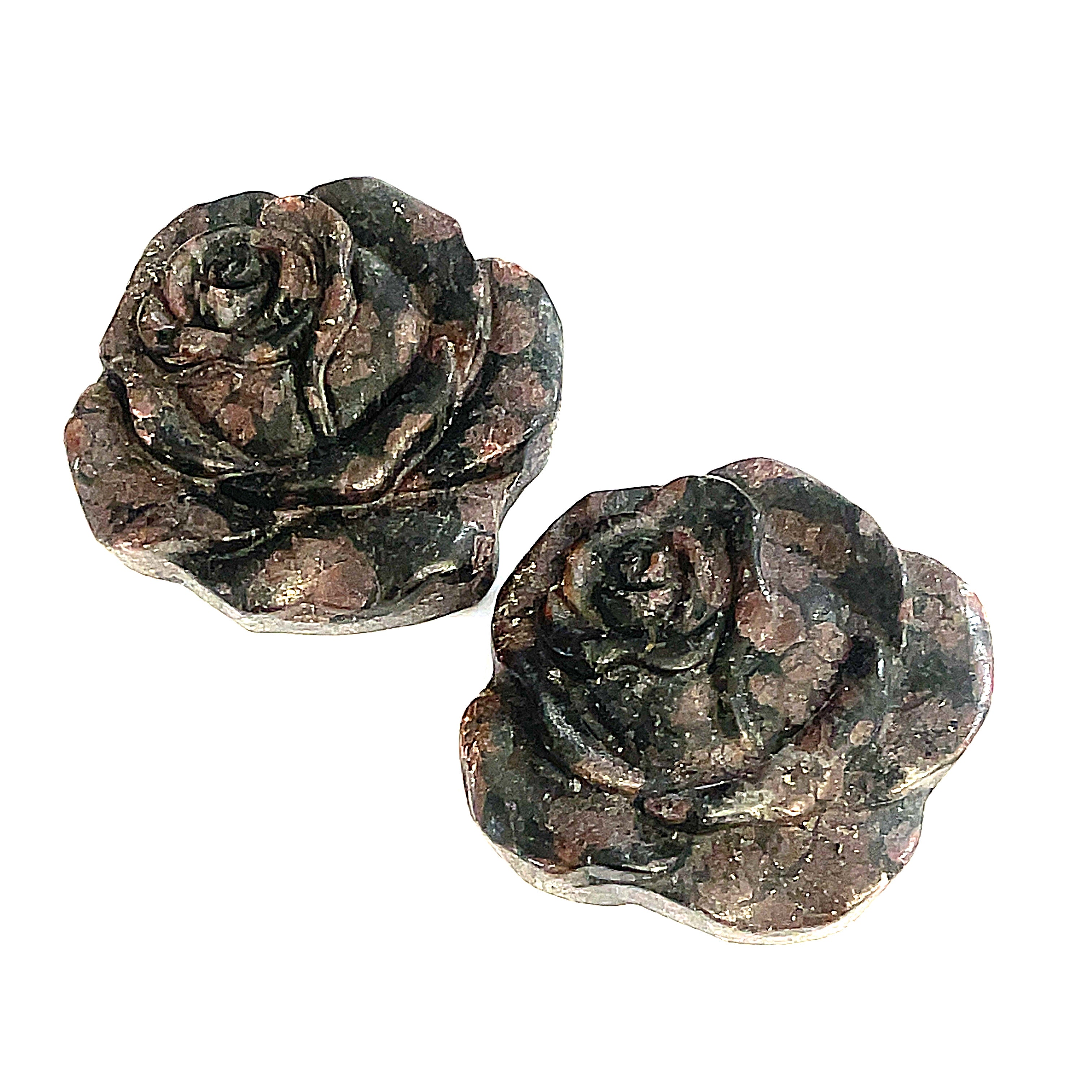 Gemstone Carved Roses, shape gemstones