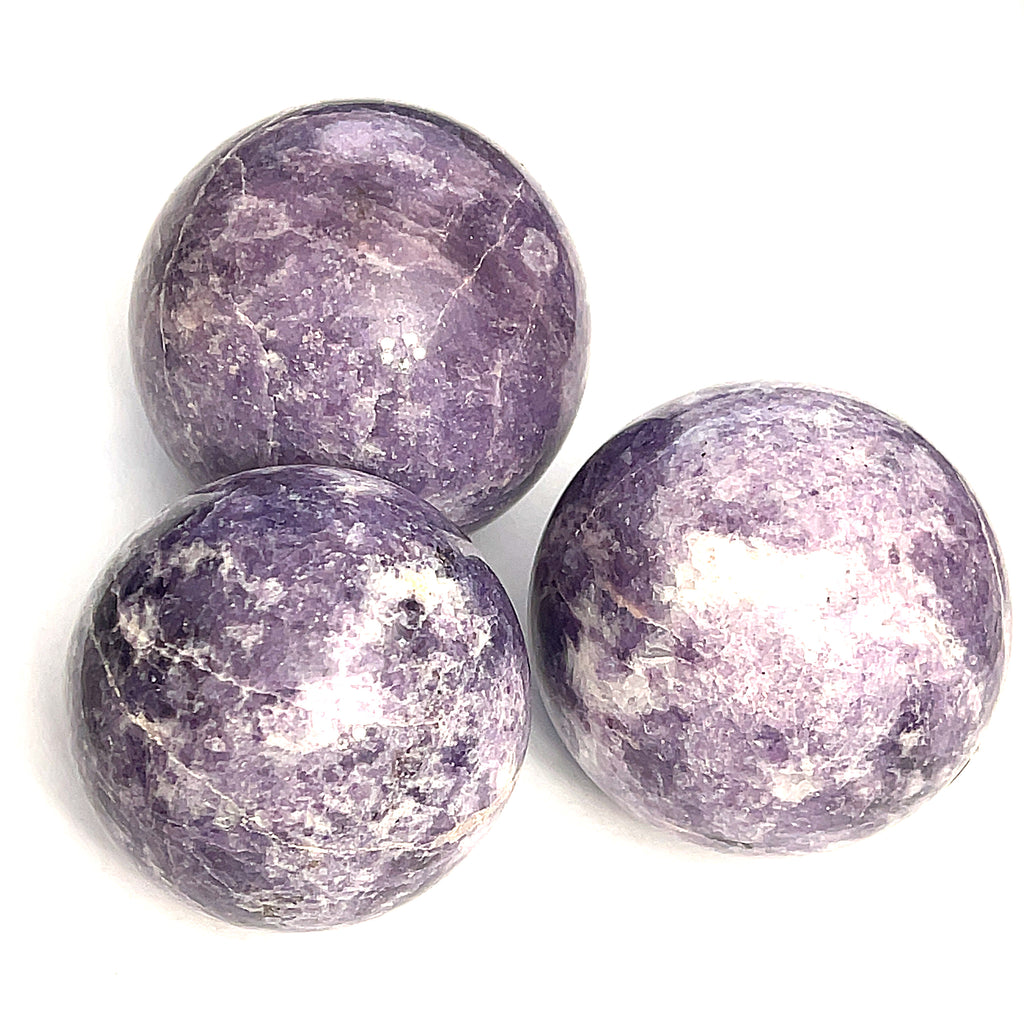Lepidolite Gemstone Sphere