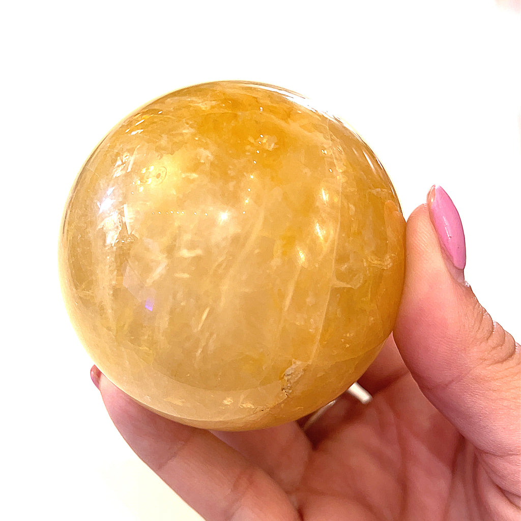 Healer Golden Quartz Sphere Gemstone