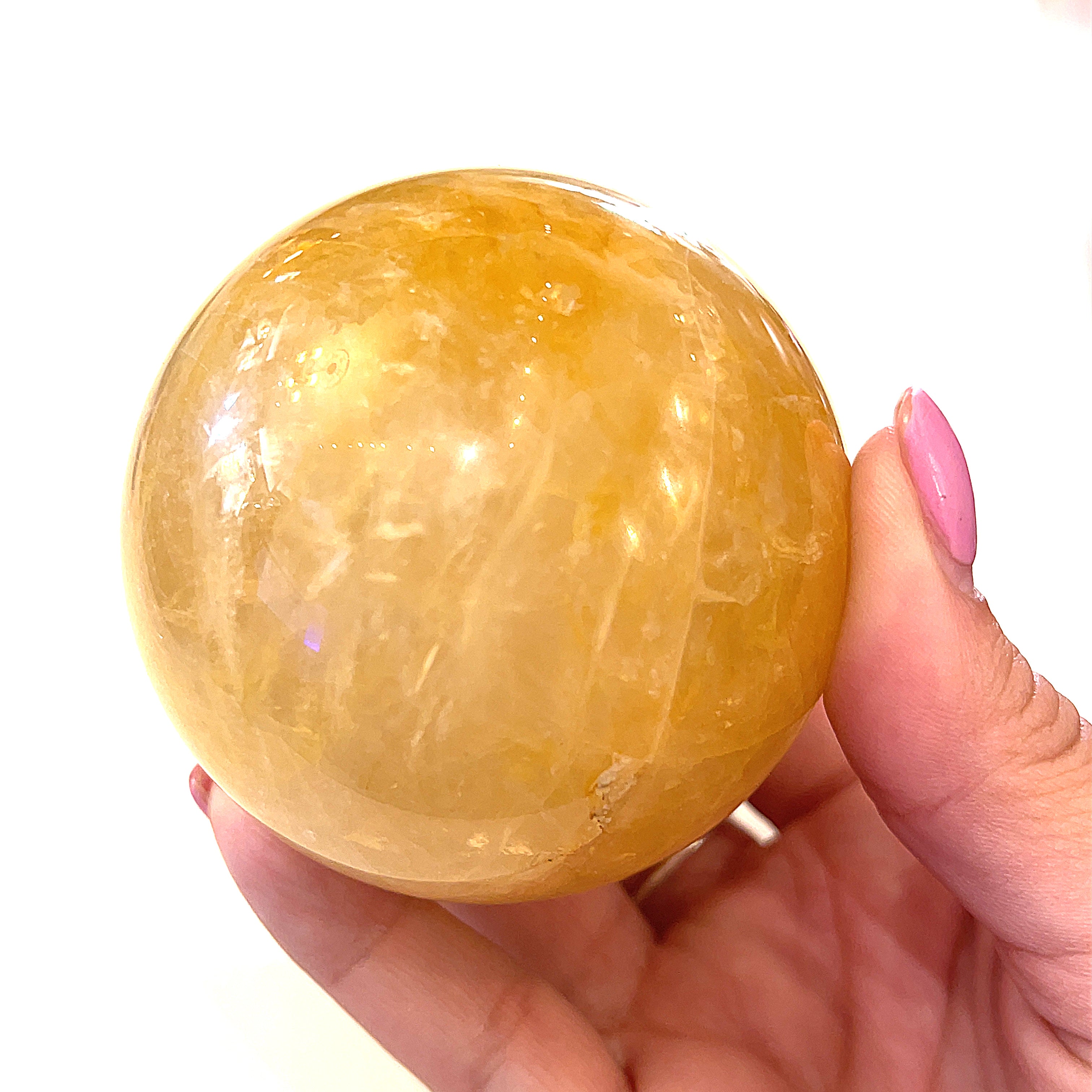 Healer Golden Quartz Sphere Gemstone